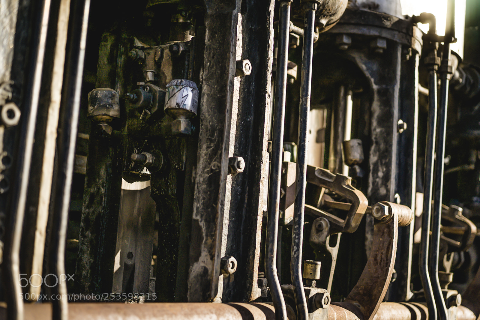 Sony a7 sample photo. Train gears photography