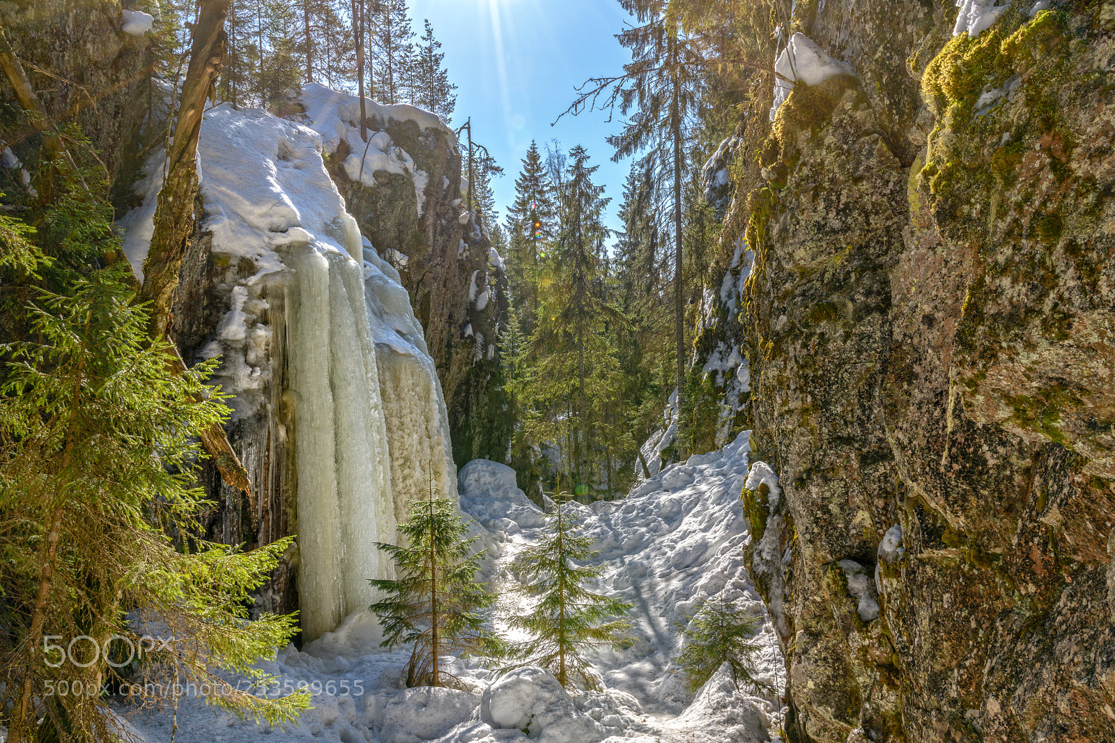 Nikon D850 sample photo. Hitonhauta, frozen water photography