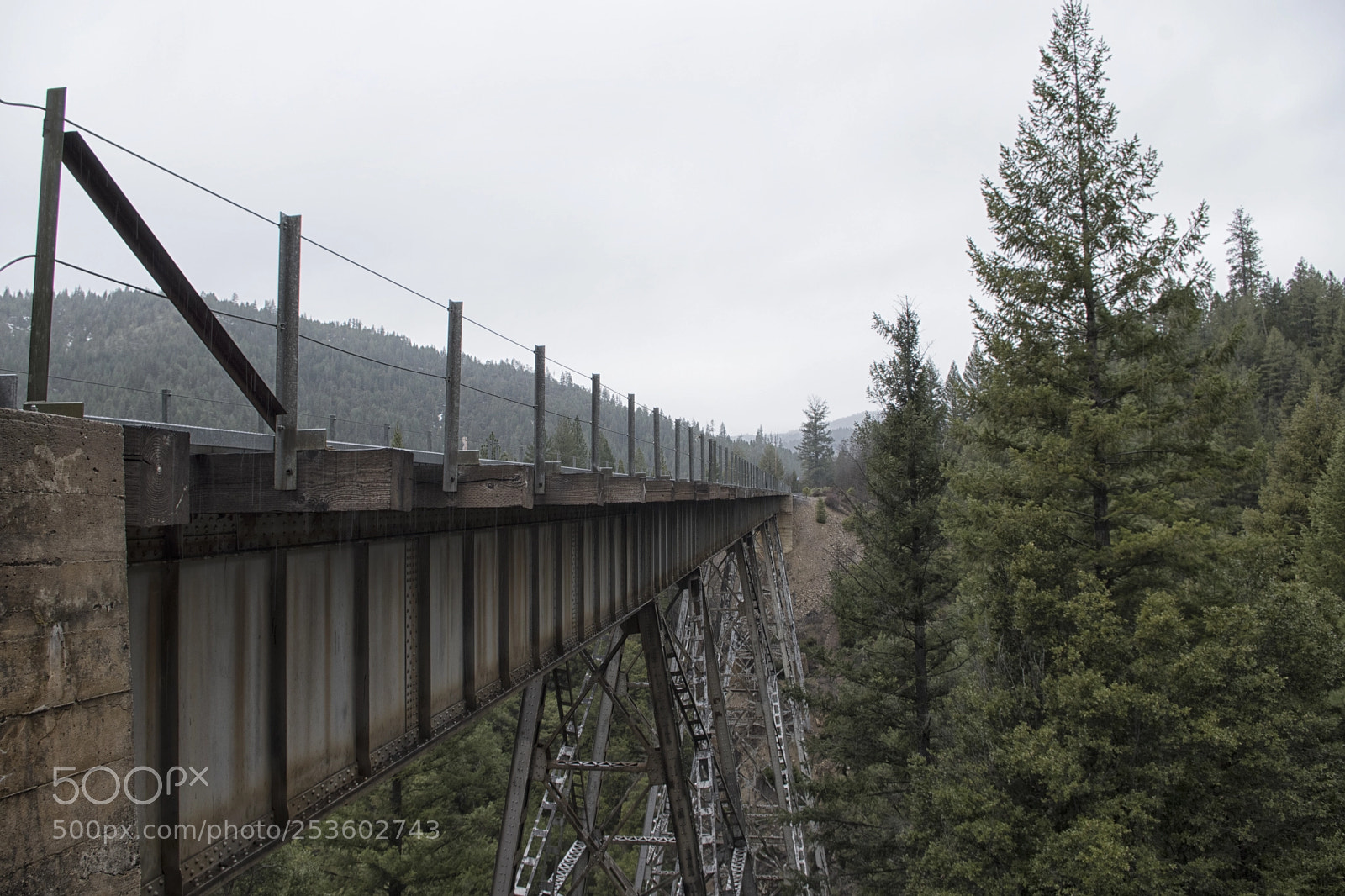 Pentax K-70 sample photo. Trestle (side) photography
