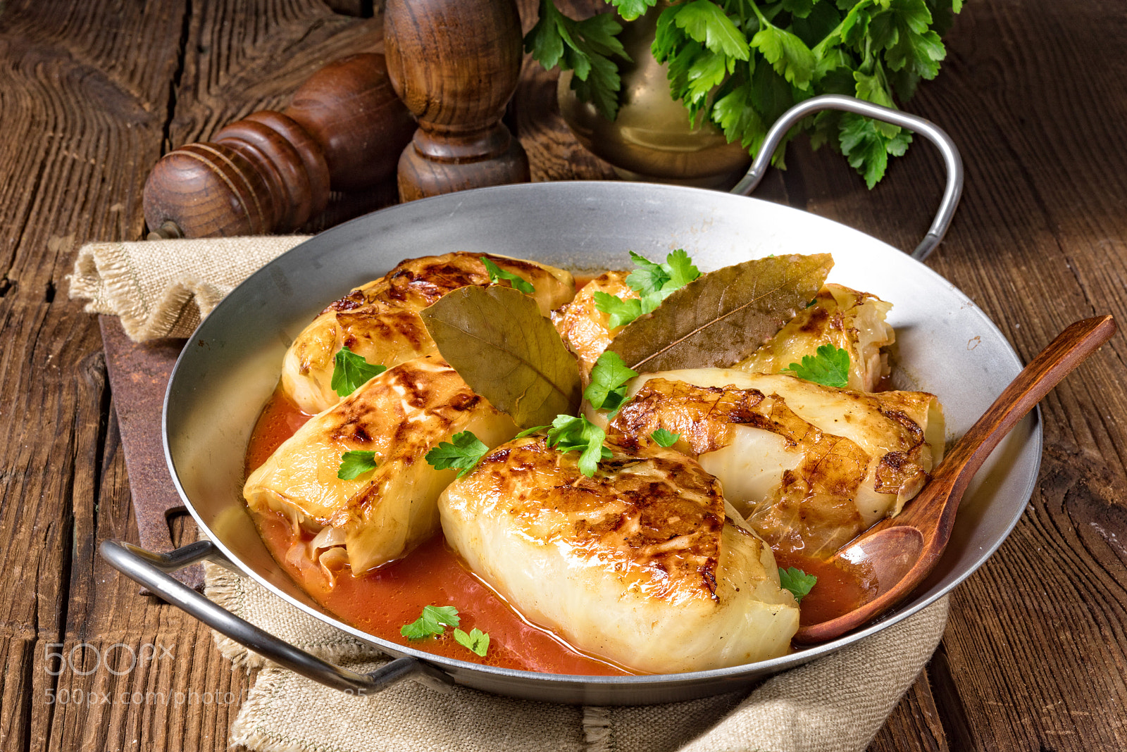 Nikon D810 sample photo. Baked cabbage rolls in photography