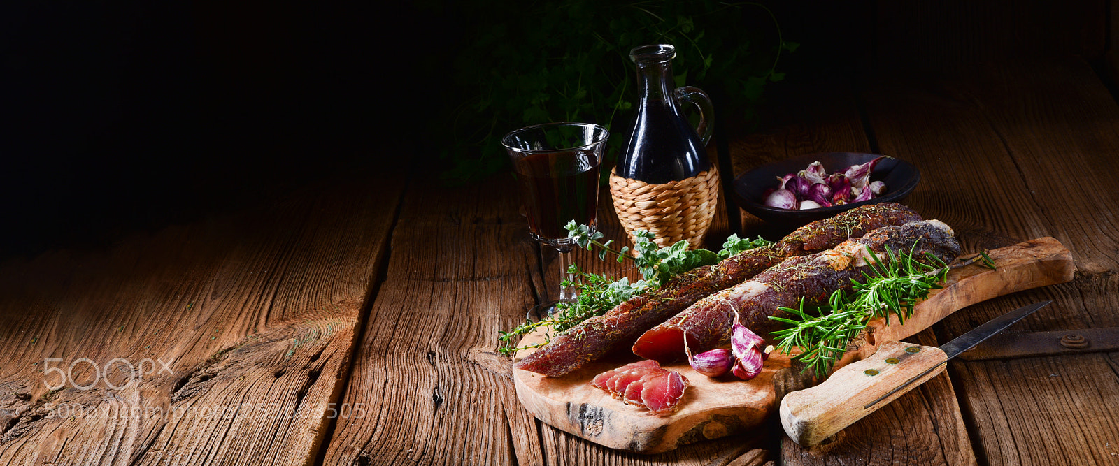 Nikon D810 sample photo. Dried sirloin with herbs photography