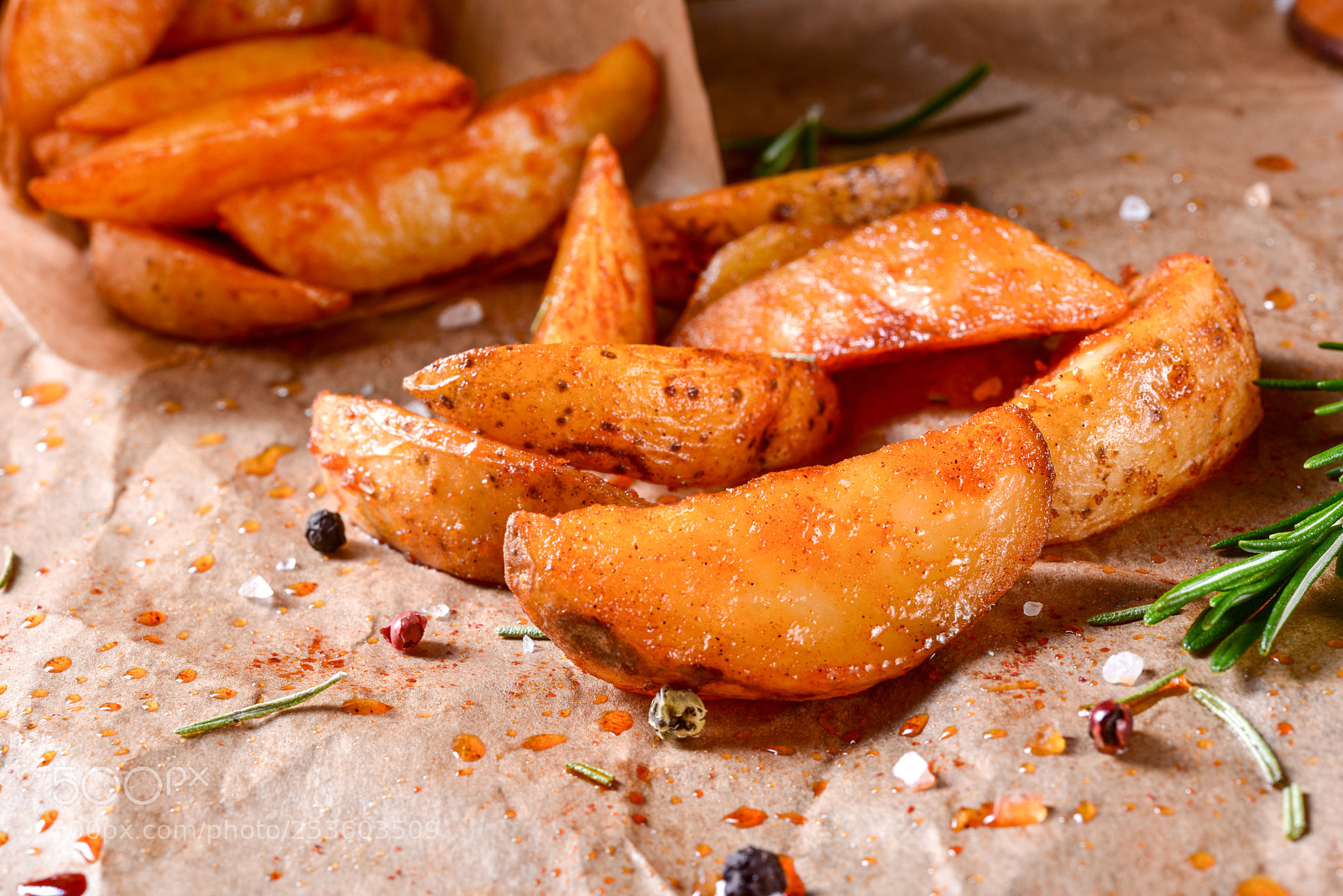 Nikon D810 sample photo. Rosemary potato wedges from photography