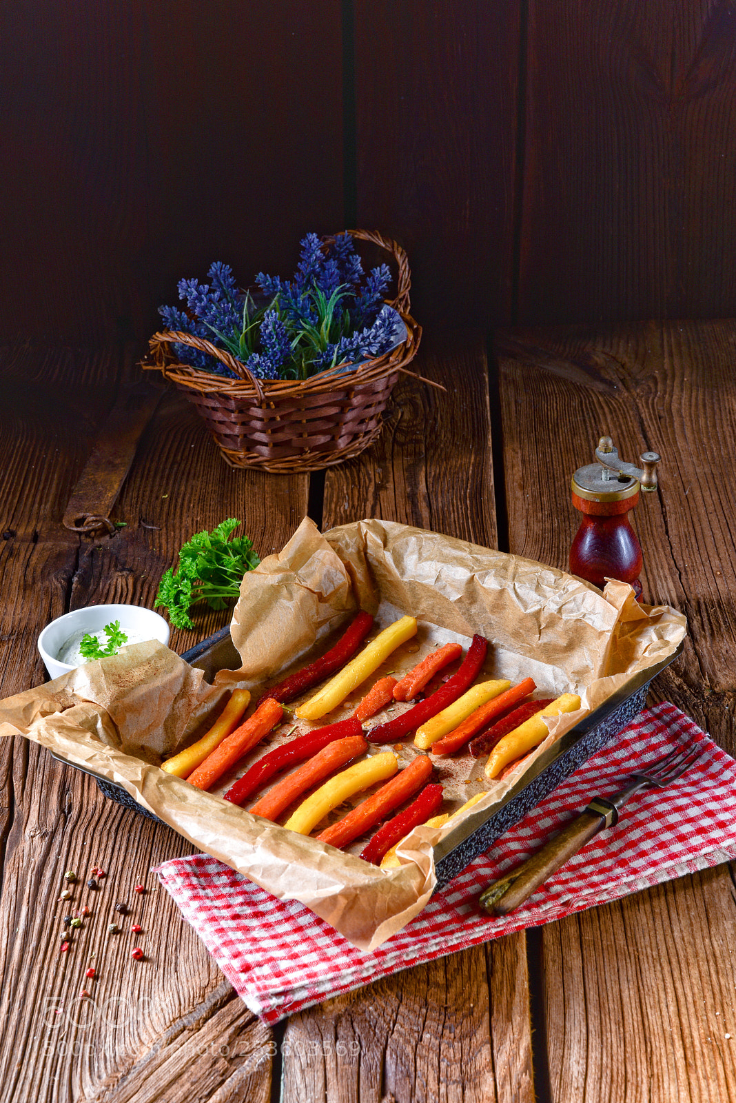 Nikon D810 sample photo. Colorful vegetable fries from photography