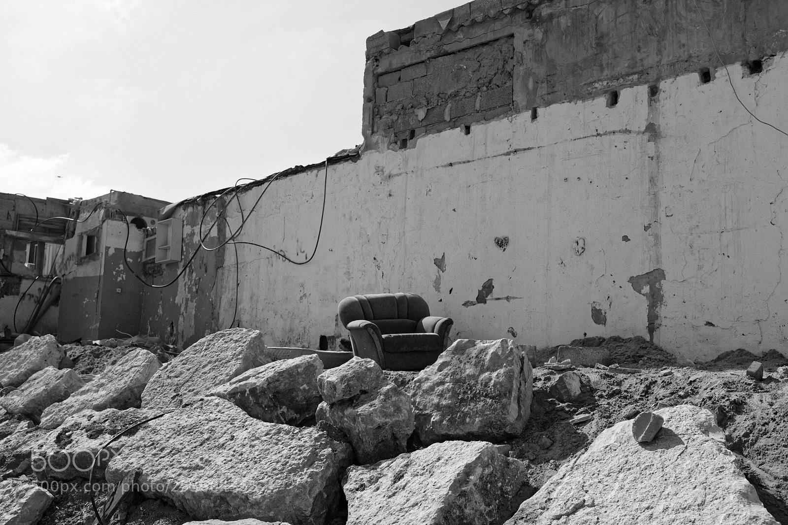 Fujifilm X100F sample photo. Lonely armchair photography