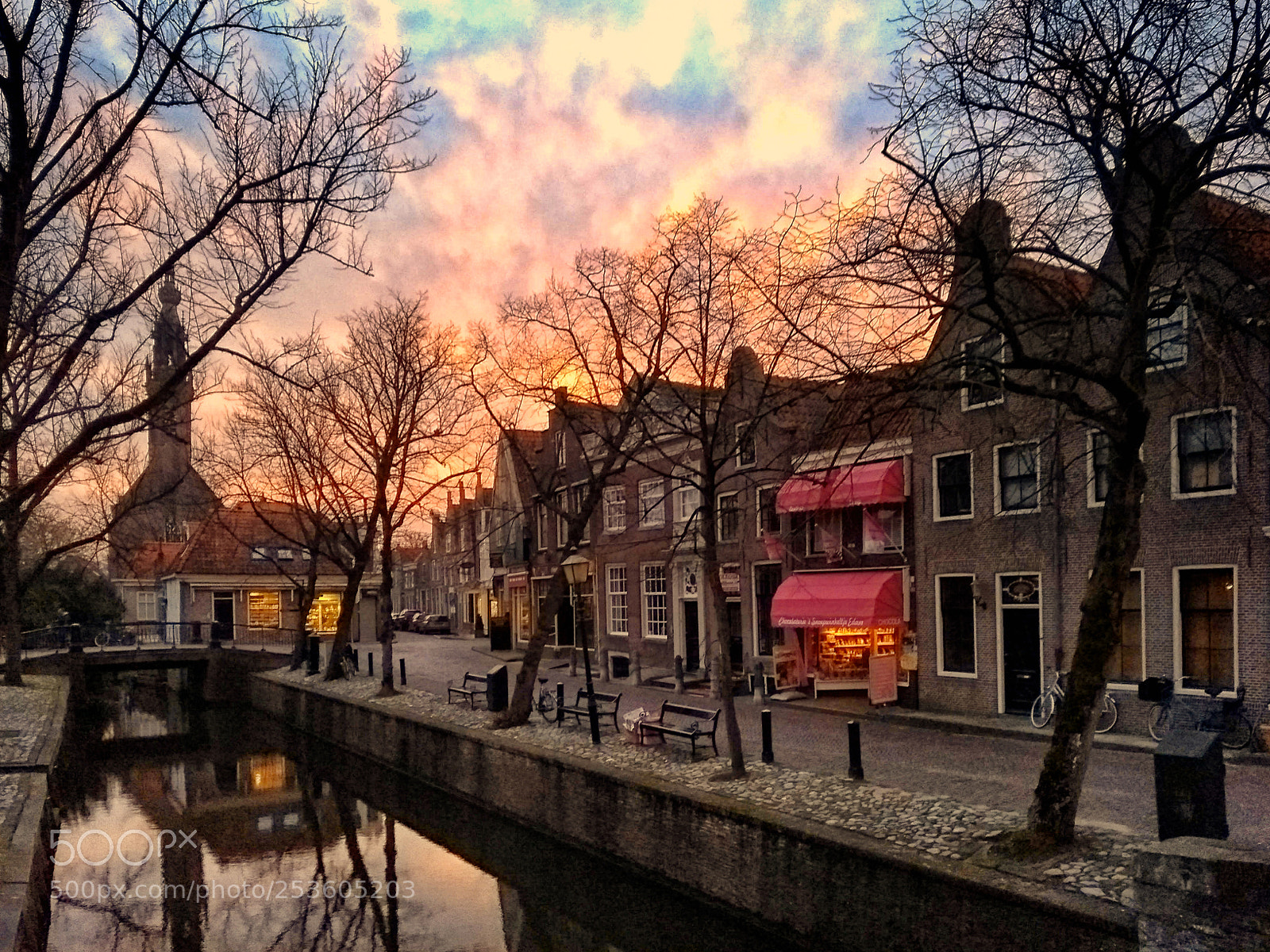 Motorola Moto G (5th Gen) sample photo. Sunset in beautiful edam photography