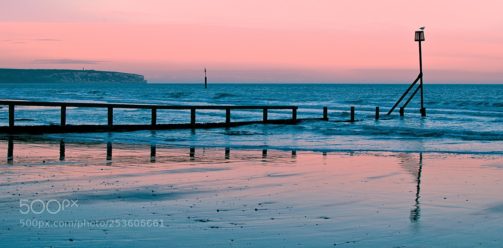 Nikon D5300 sample photo. Groyne sunset at sandown photography