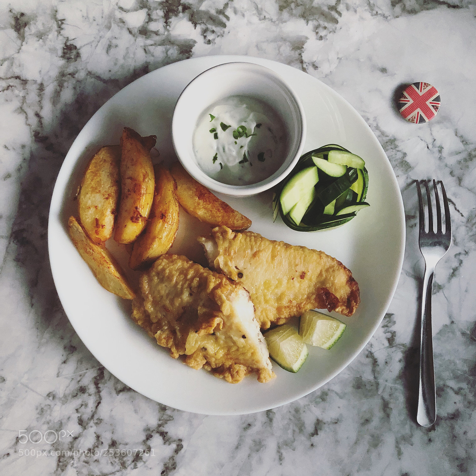 Apple iPhone 8 Plus sample photo. Fish and chips photography