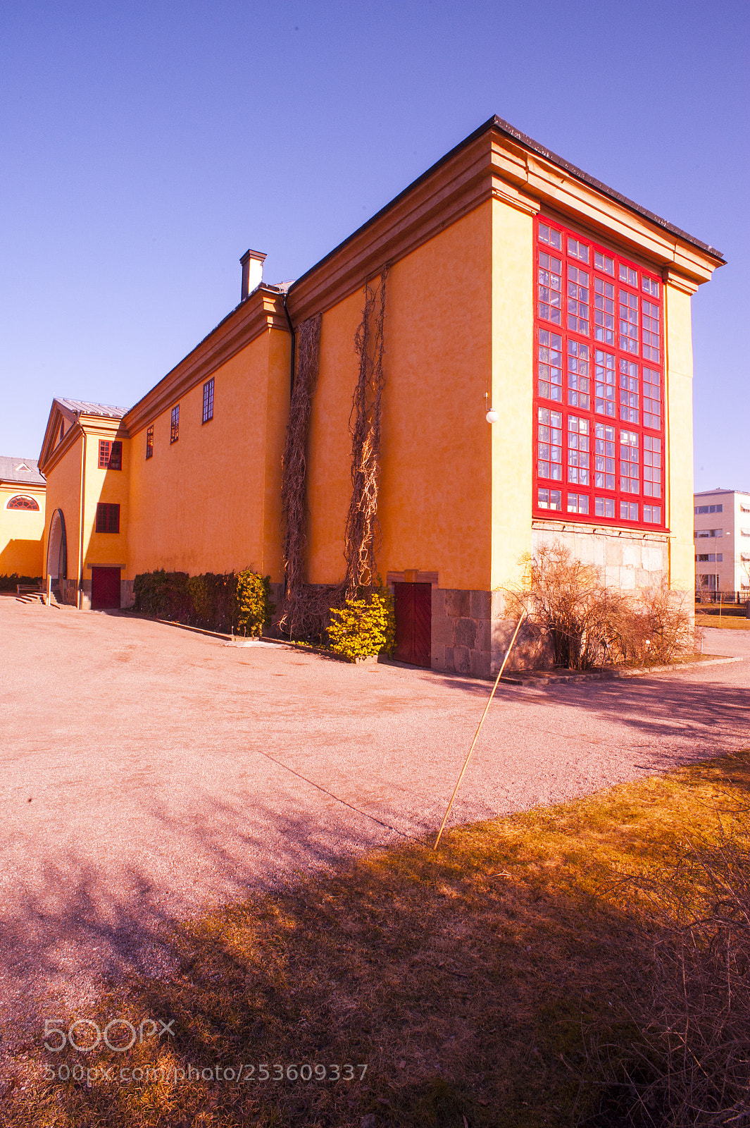 Nikon D700 sample photo. The yellow building called photography