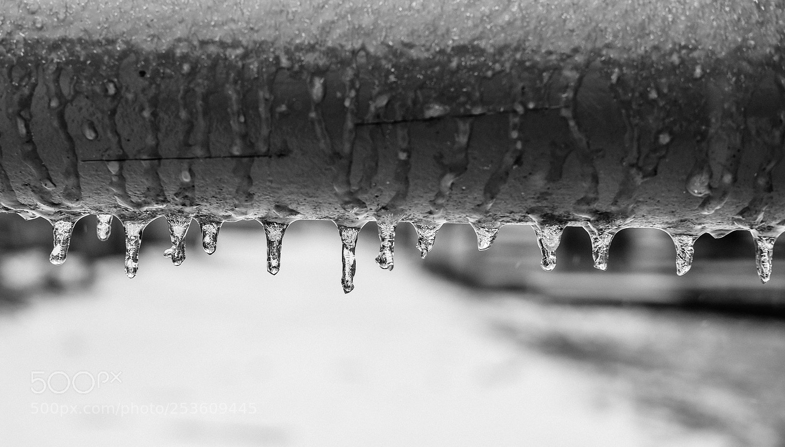 Fujifilm X-T1 sample photo. Freezing rain photography