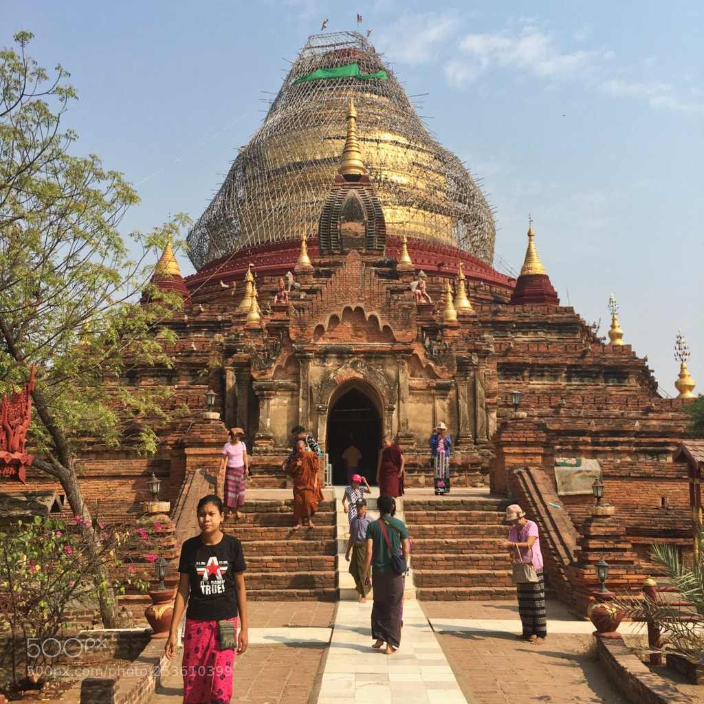 Apple iPhone 6s sample photo. Old bagan photography