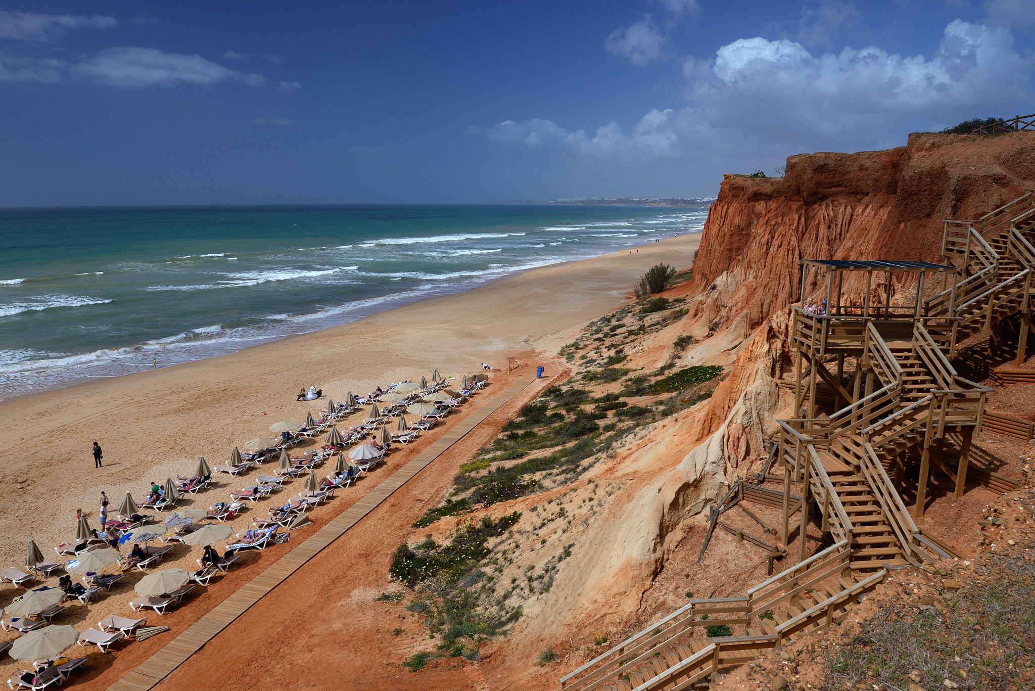 Nikon AF-S Nikkor 24-70mm F2.8G ED sample photo. Falesia beach, portugal photography