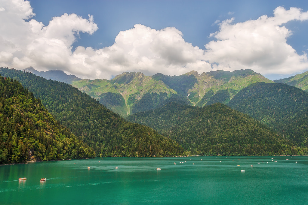 August on Lake Ritsa by skboris on 500px.com