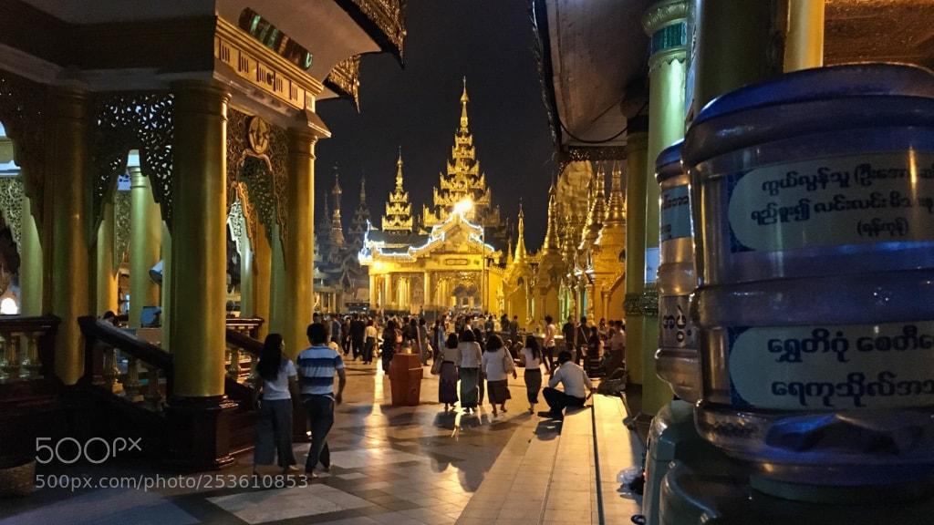 Apple iPhone 6s sample photo. Shwedagon pagoda, yangon photography