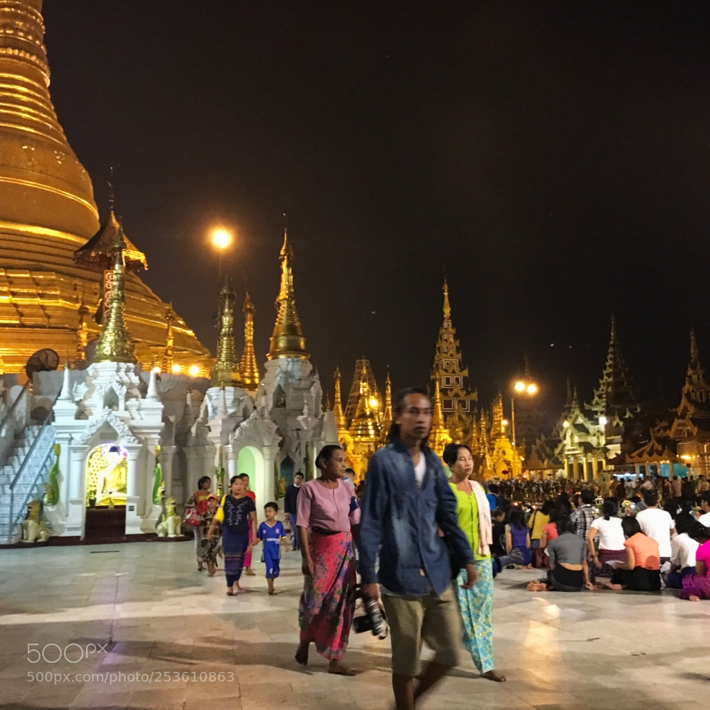 Apple iPhone 6s sample photo. Shwedagon pagoda, yangon photography