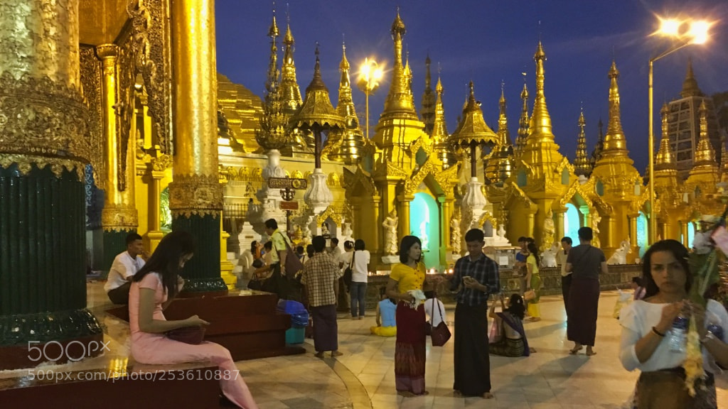 Apple iPhone 6s sample photo. Shwedagon pagoda, yangon photography