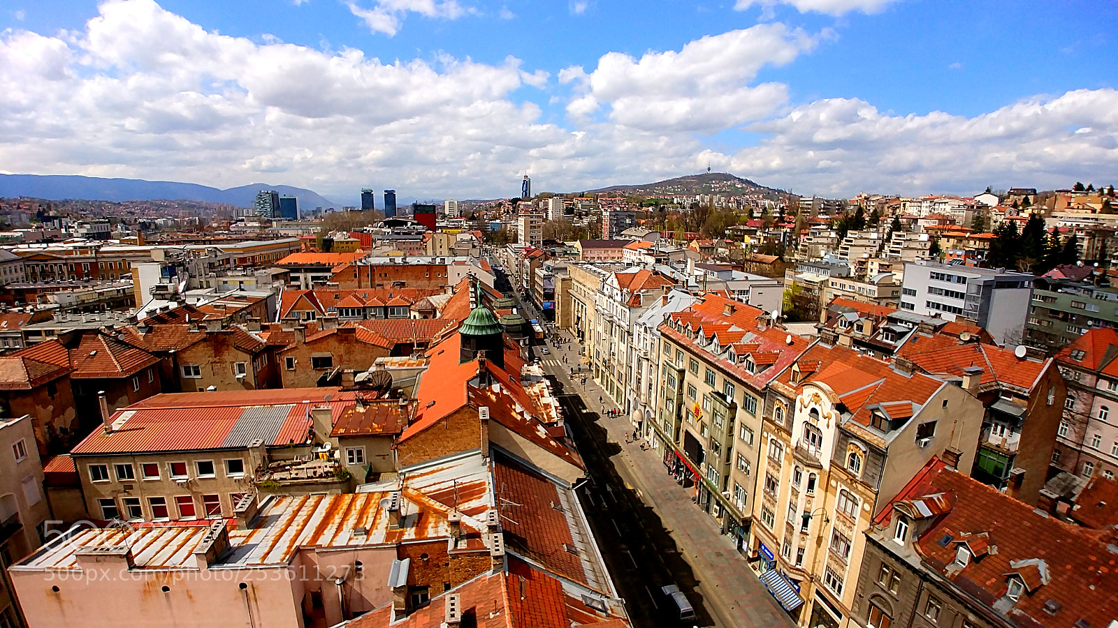 LG G6 sample photo. Panorama sarajevo photography