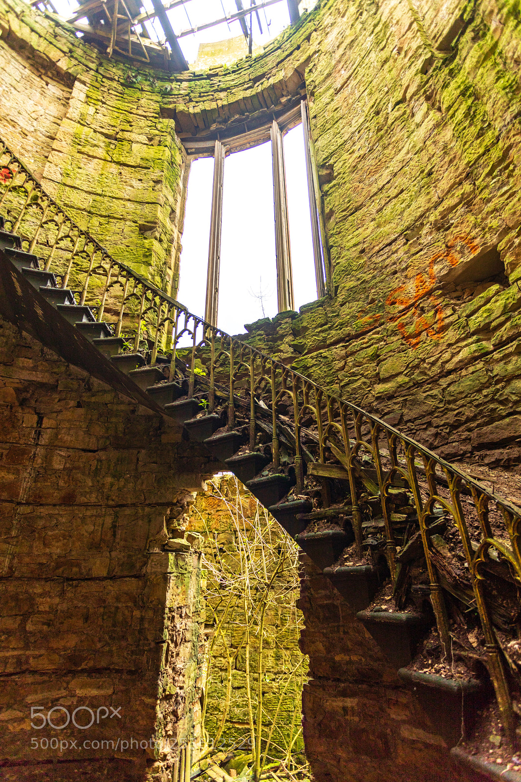 Canon EOS 5D Mark IV sample photo. A once beautiful staircase  photography