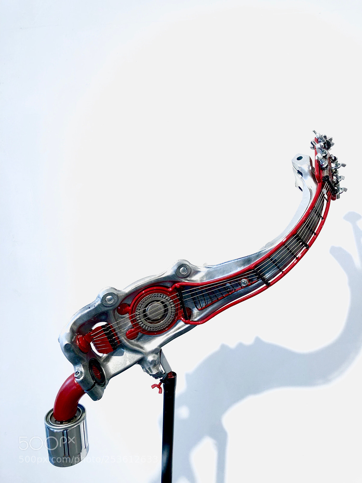 Apple iPhone X sample photo. Metal guitar photography