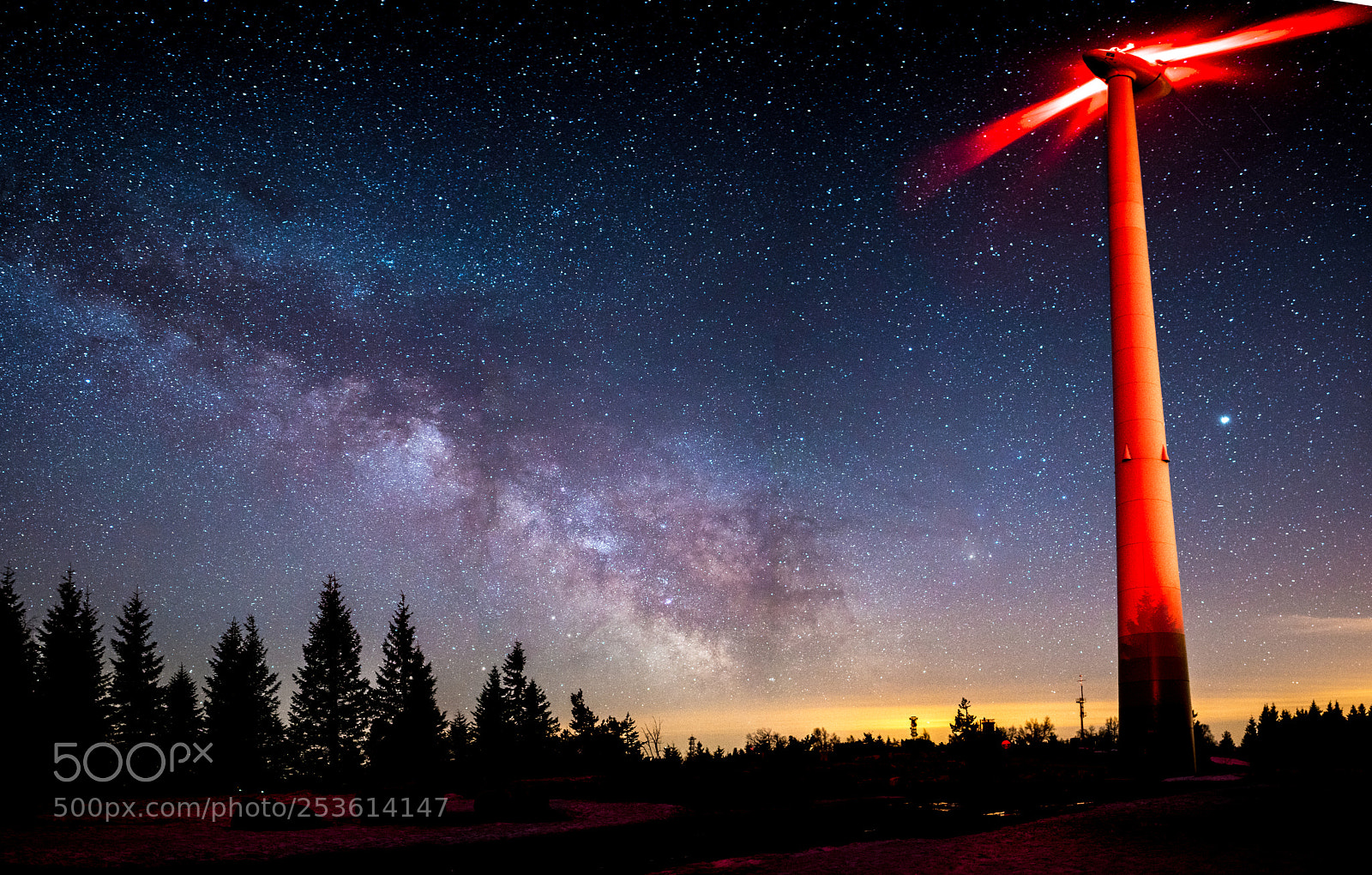 Sony a7R III sample photo. Milkyway windwheel photography