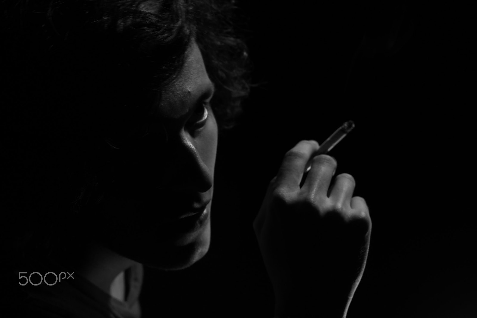 Canon EF 50mm F1.8 II sample photo. Smoking - hurting photography
