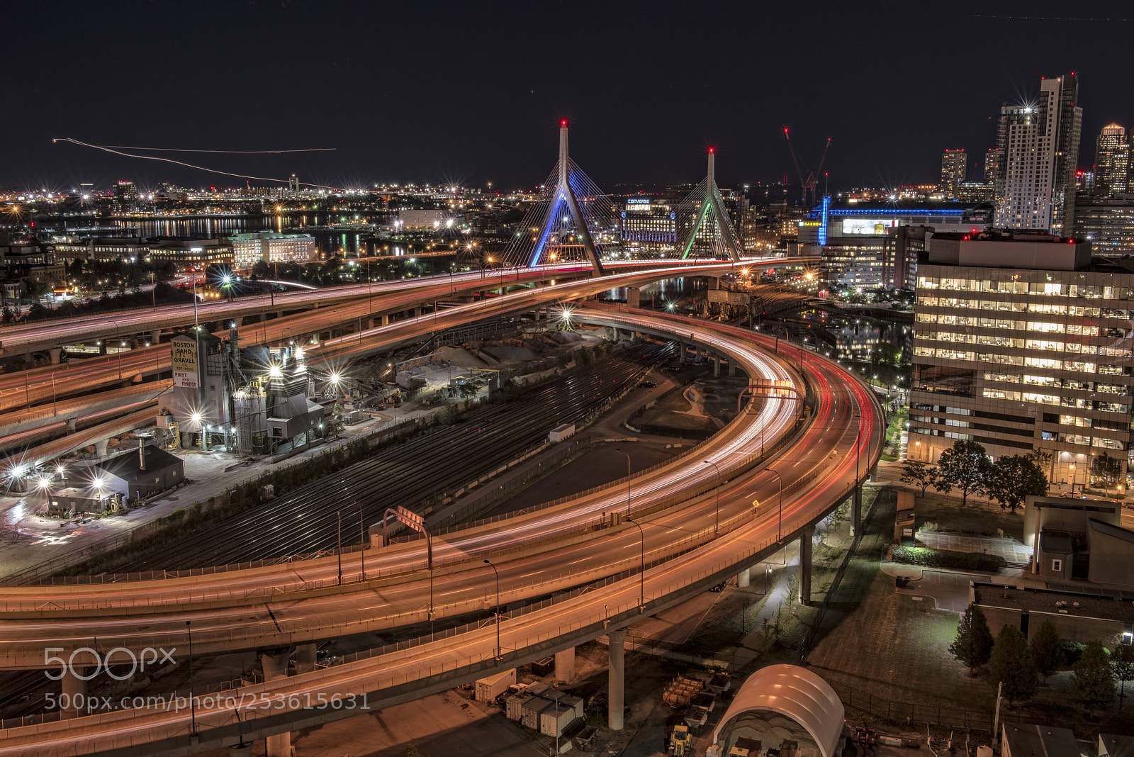 Nikon D810 sample photo. Boston night photography