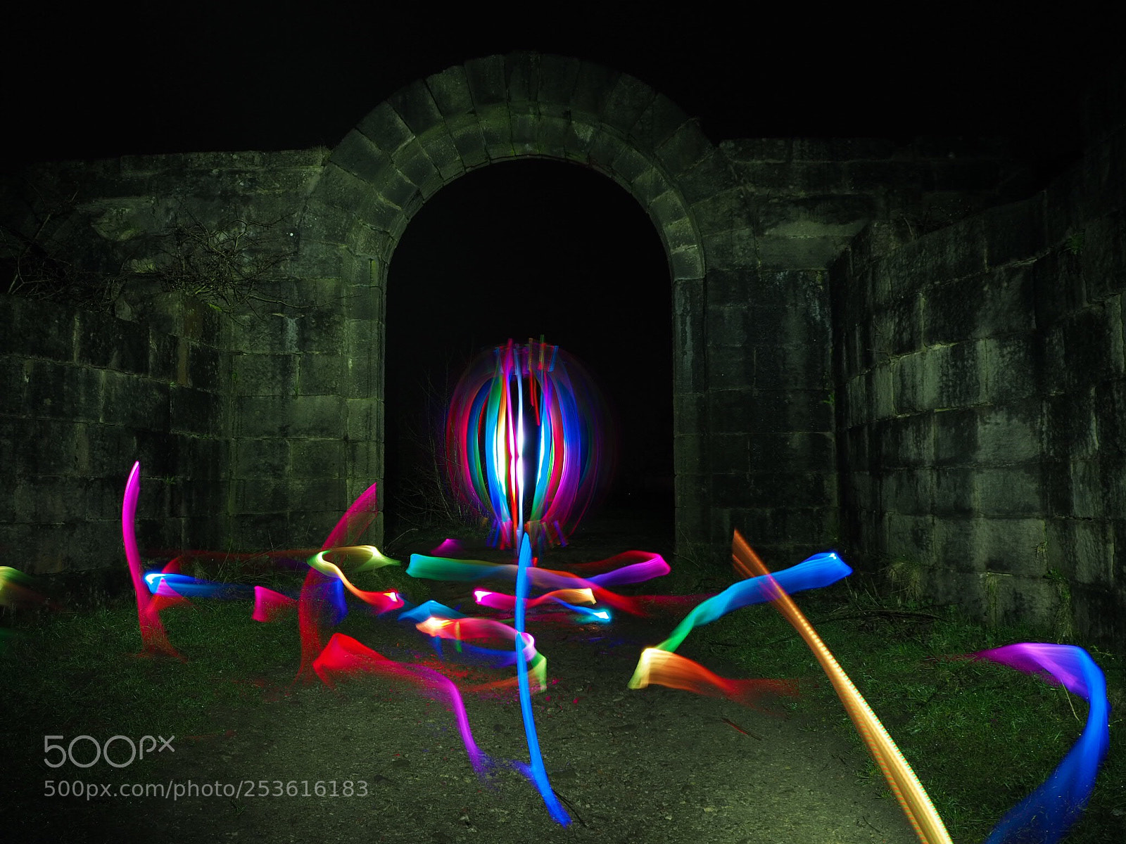 Olympus OM-D E-M10 III sample photo. Some light painting in photography