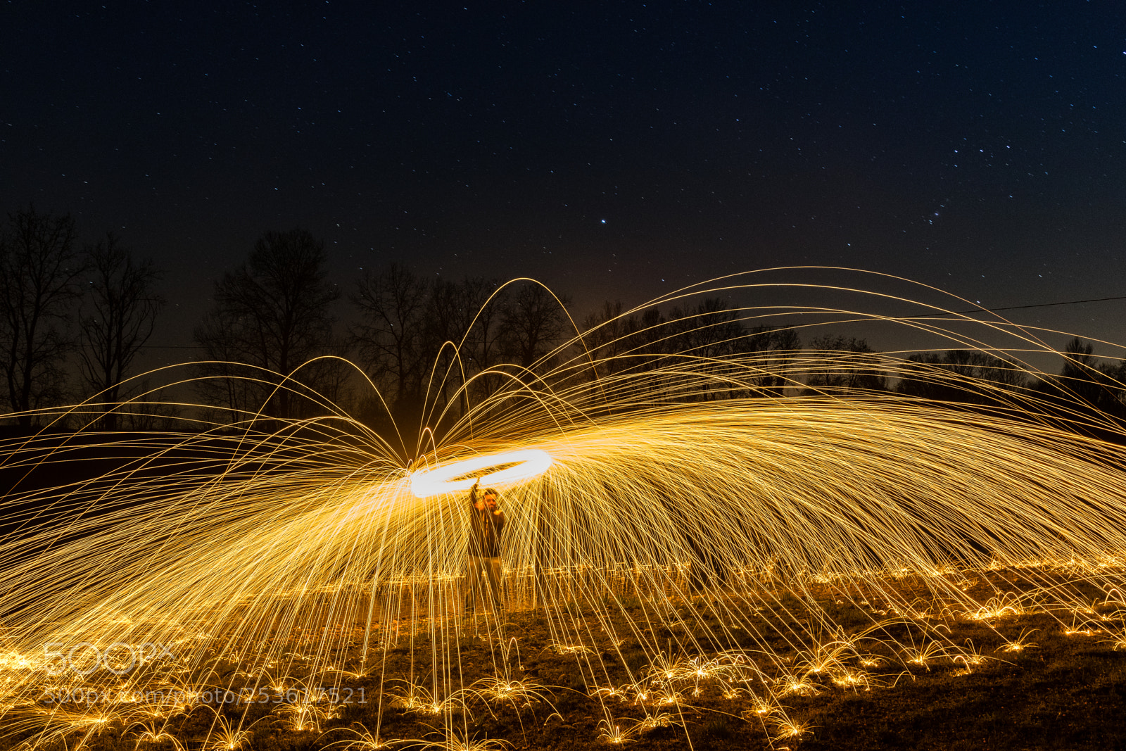 Nikon D5300 sample photo. Steelwool near the river photography
