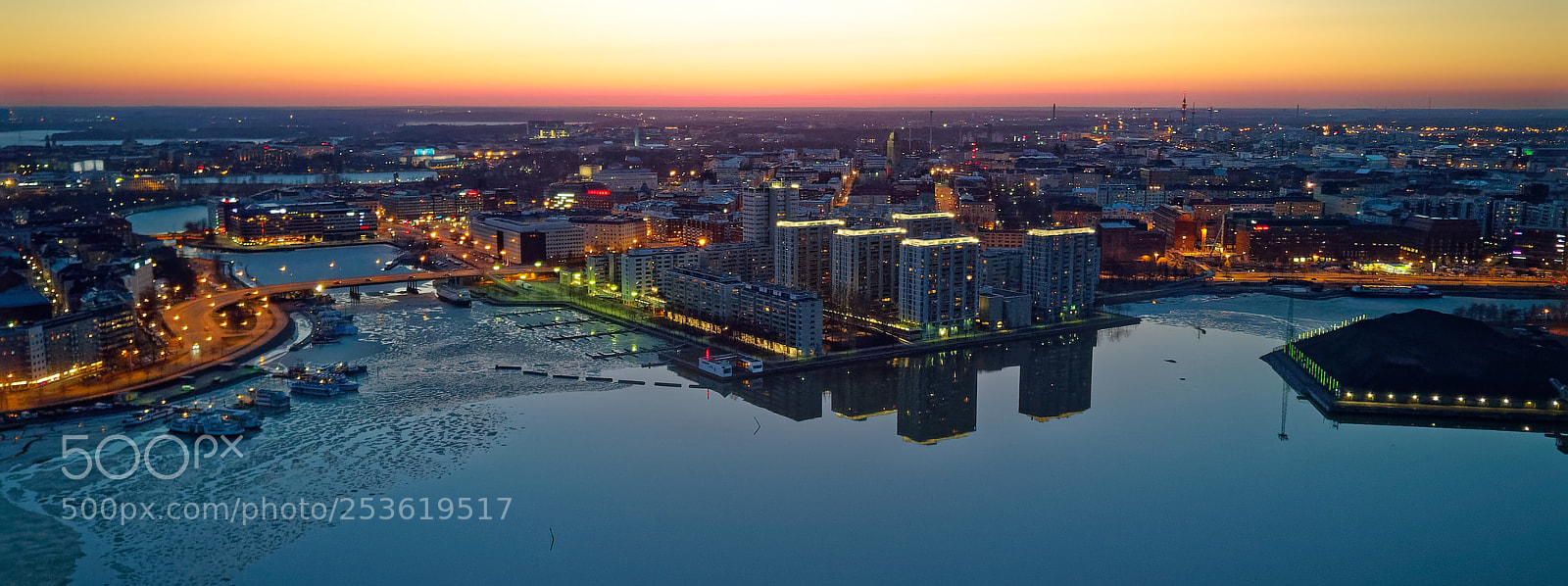 DJI FC220 sample photo. Hakaniemi photography