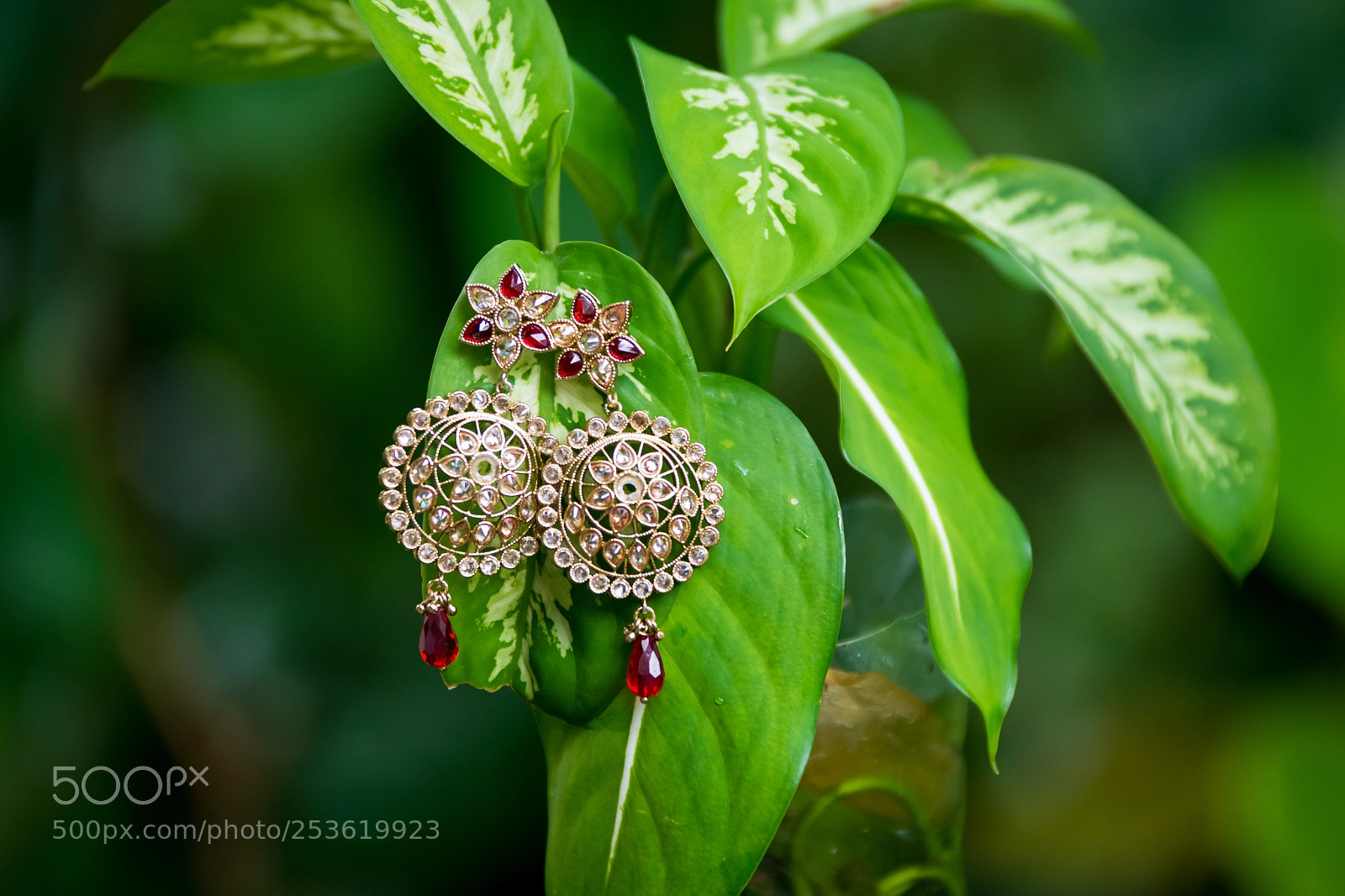 Nikon D610 sample photo. Bridal earings photography