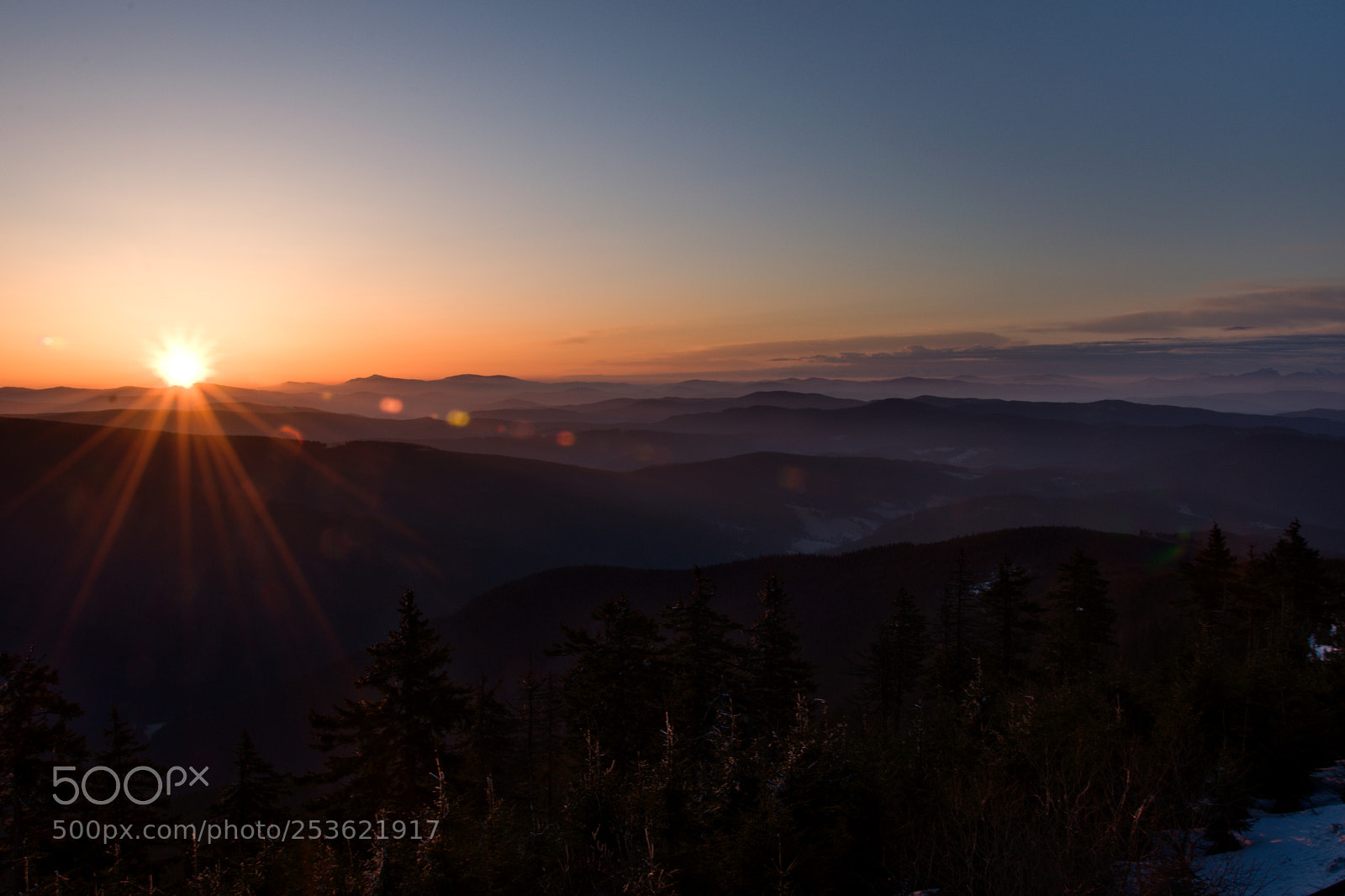 Nikon D5300 sample photo. Sunrise beskydy lysá hora photography