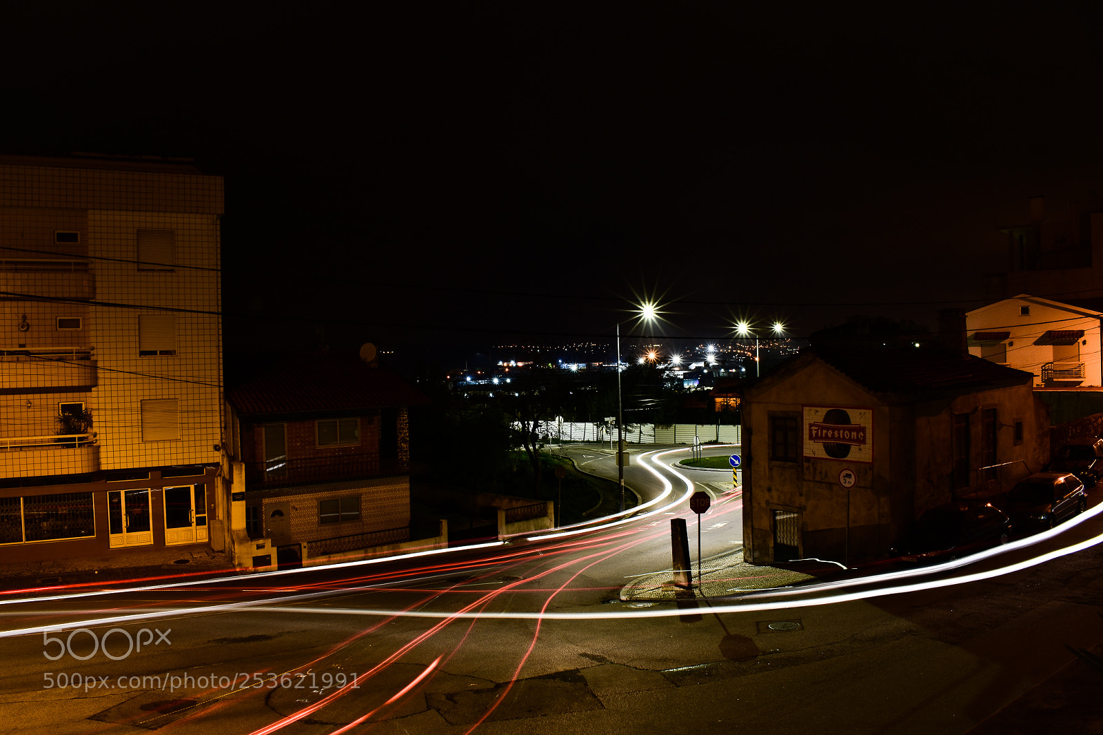 Nikon D3400 sample photo. Light trail photography