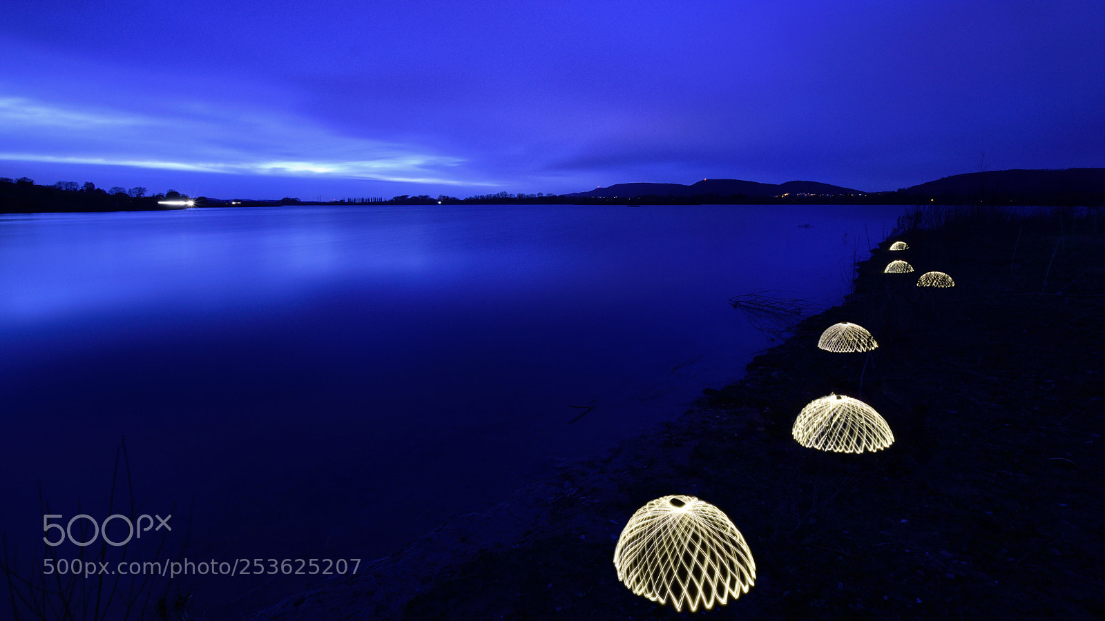 Nikon D3300 sample photo. Lake at blue hour photography