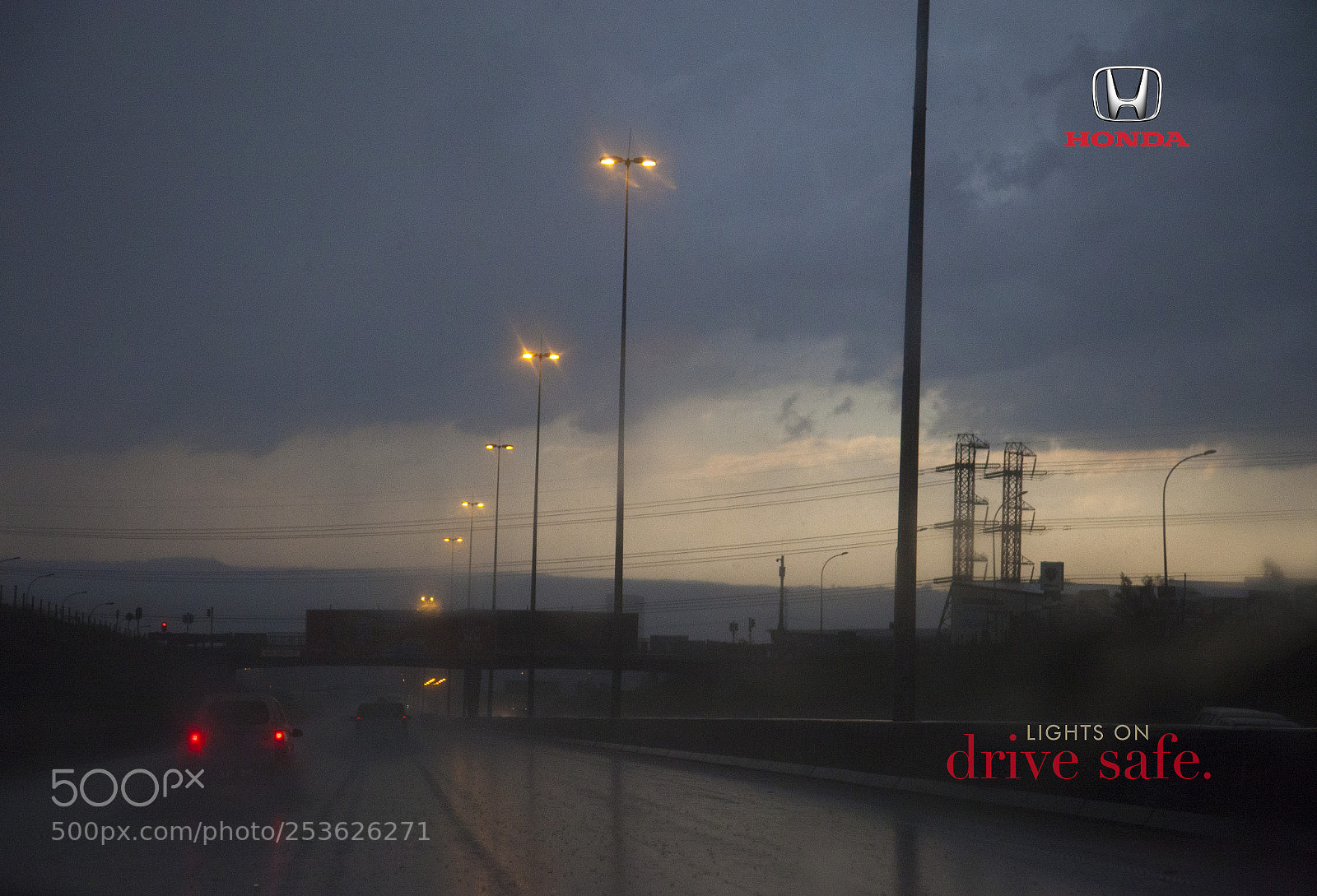 Canon EOS 5D Mark II sample photo. Drive safe honda photography