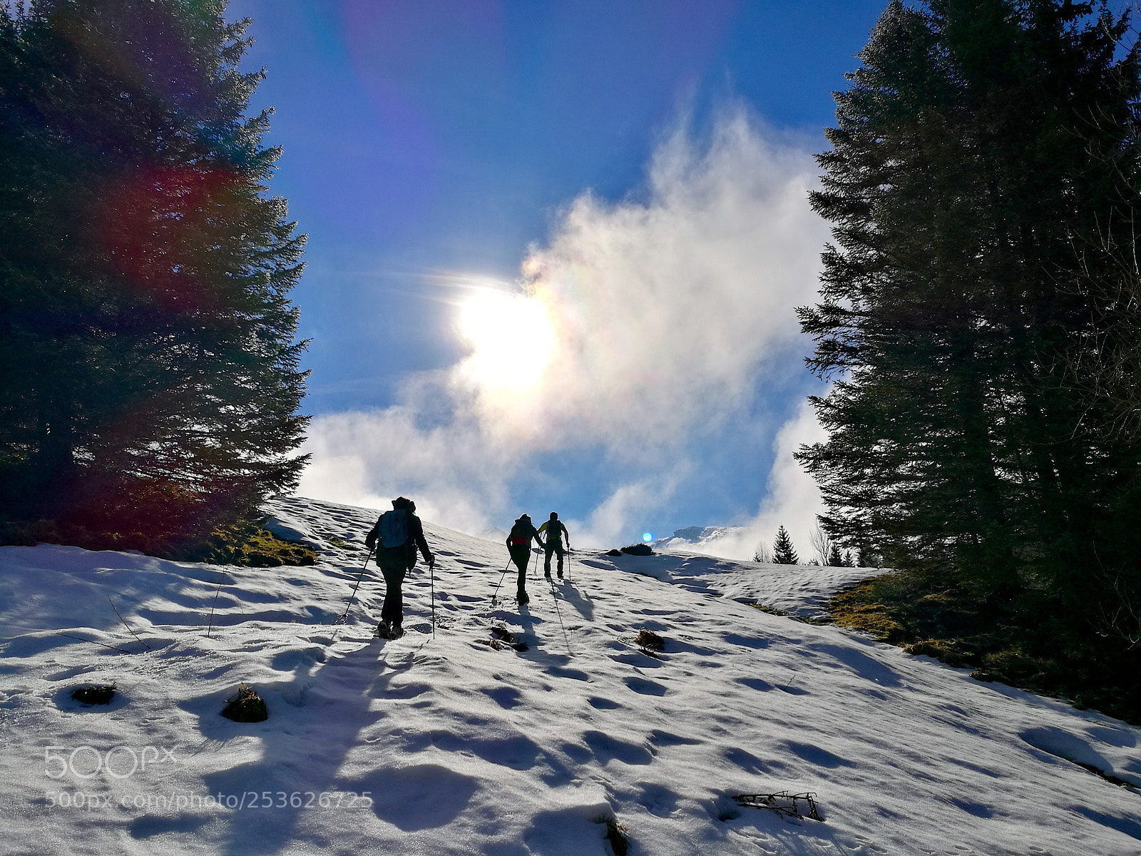 HUAWEI P9 sample photo. Les marcheurs photography