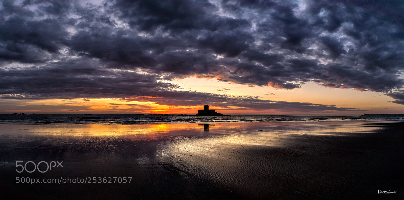 Sony a6000 sample photo. St ouens sunset pano photography
