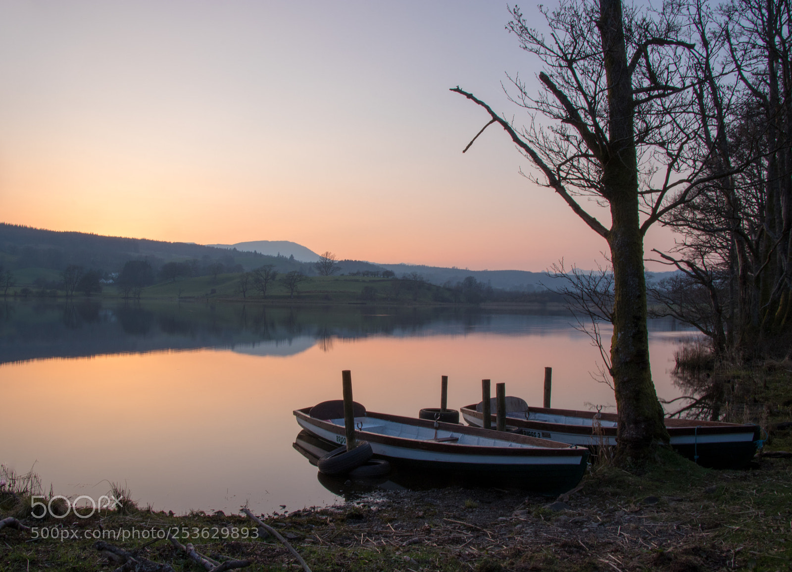 Canon EOS 80D sample photo. Sunset at esthwaite water photography