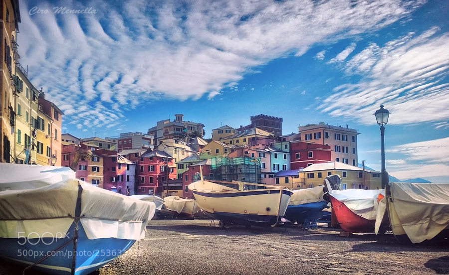 Samsung Galaxy S5 sample photo. Boccadasse photography