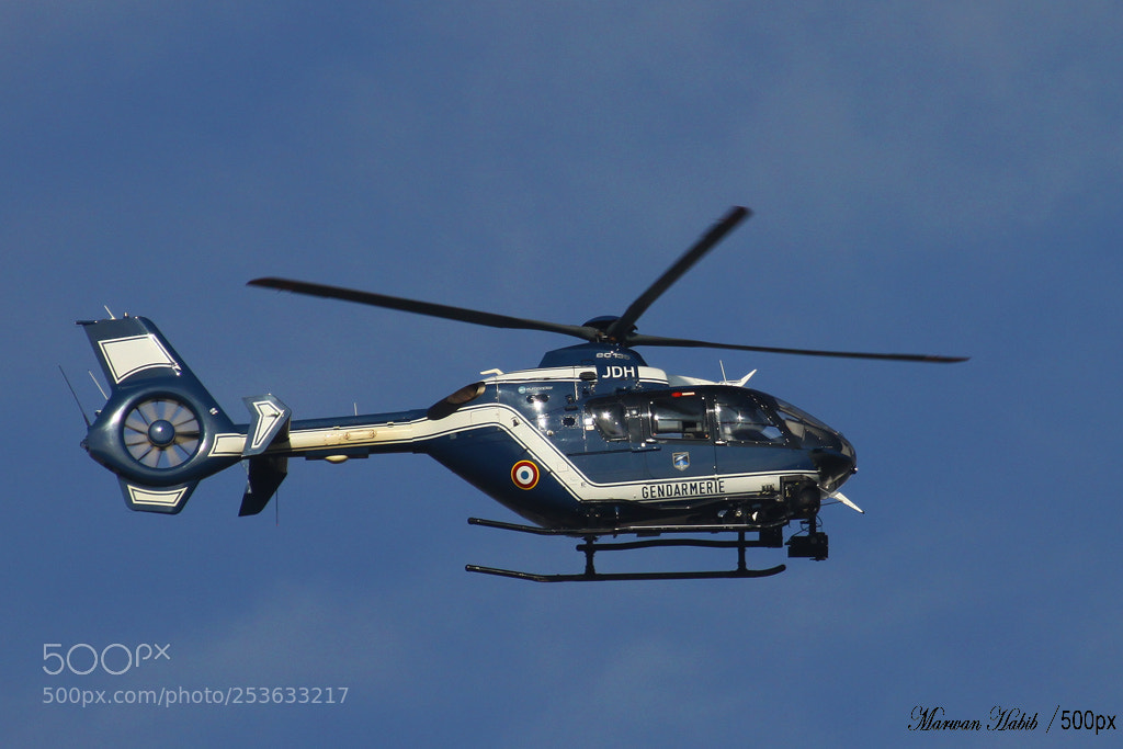 Canon EOS 50D sample photo. Eurocopter ec135 gendarmerie photography