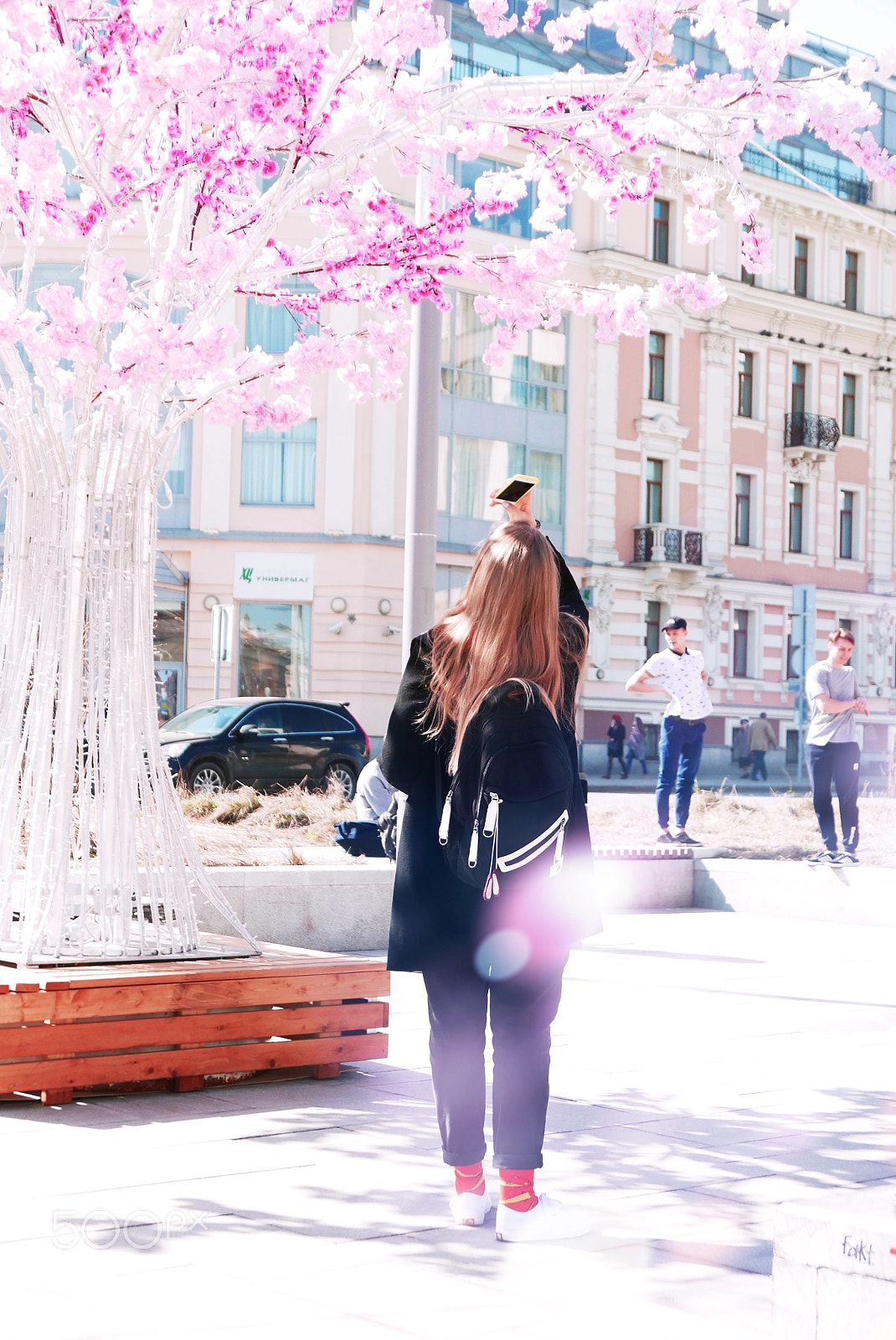 Leica D-Lux (Typ 109) sample photo. Pink moscow photography