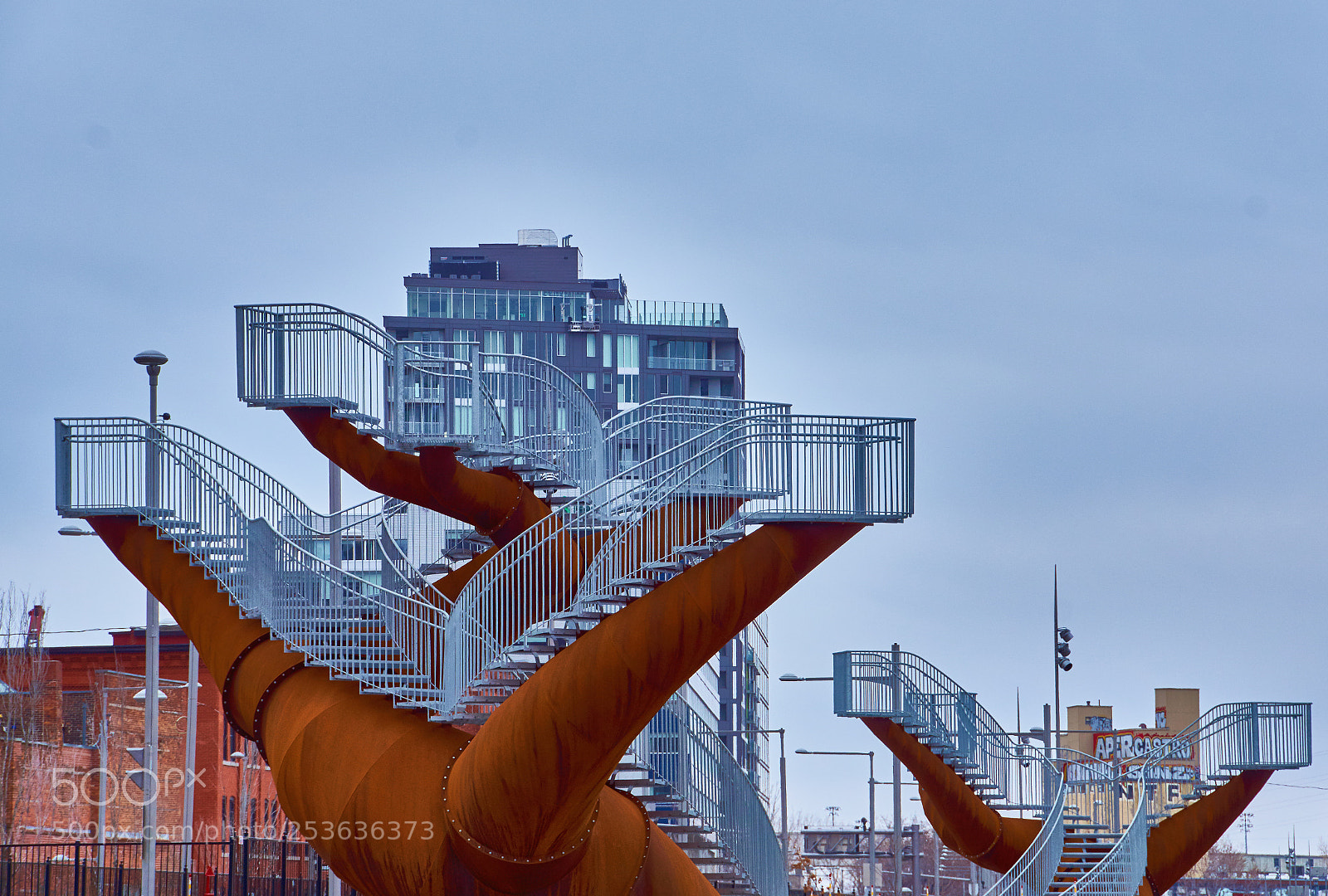 Sony SLT-A65 (SLT-A65V) sample photo. Stairways to ? in #montreal photography