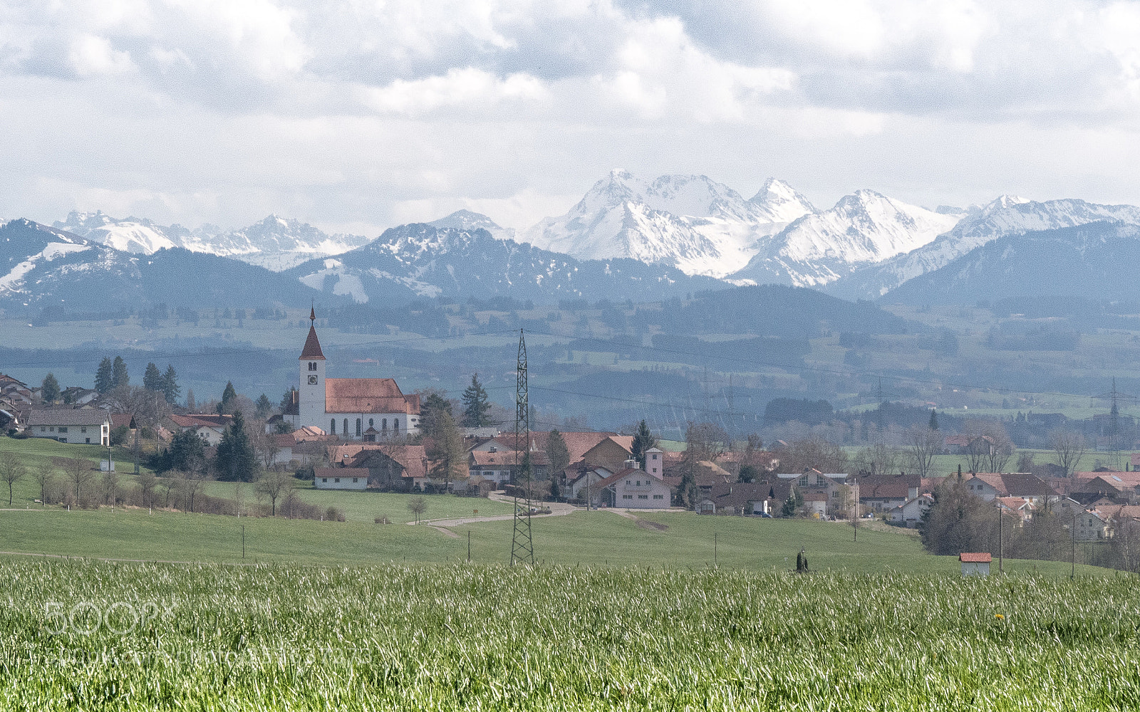 Panasonic DMC-G70 sample photo. Village in the alps photography