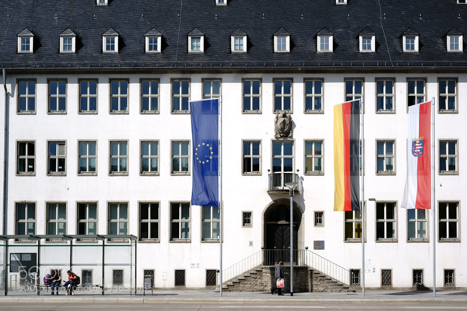 Sony a7 II sample photo. Town hall ruesselsheim photography