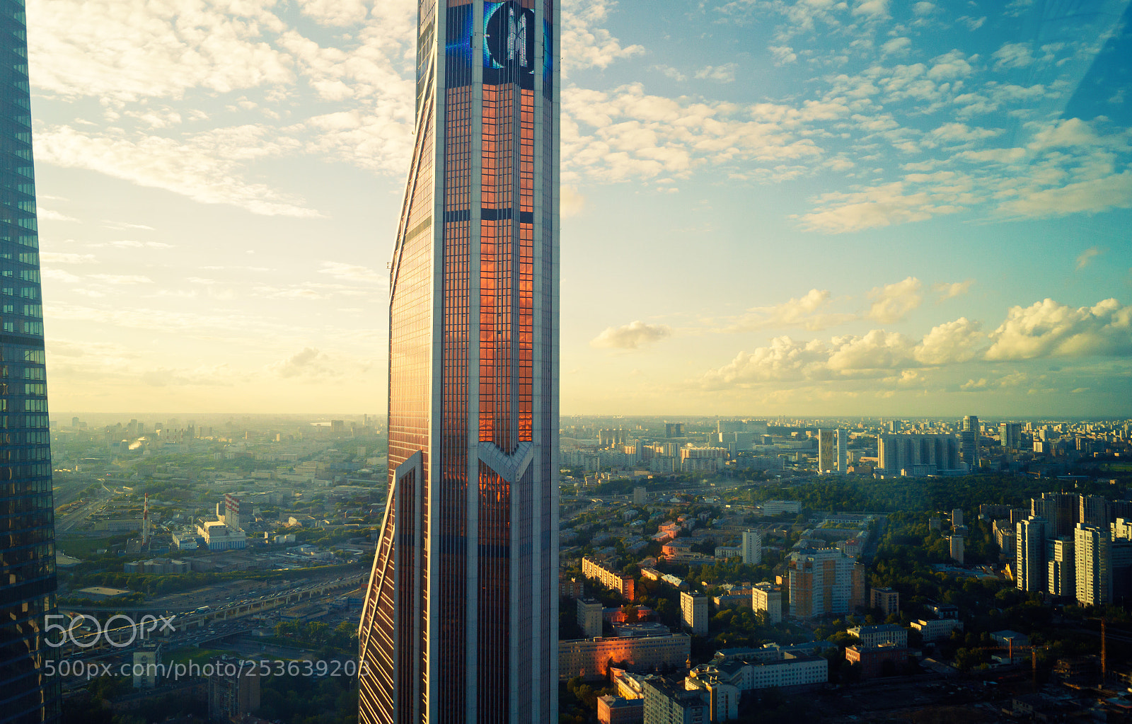 Sony SLT-A58 sample photo. Moscow city day photography