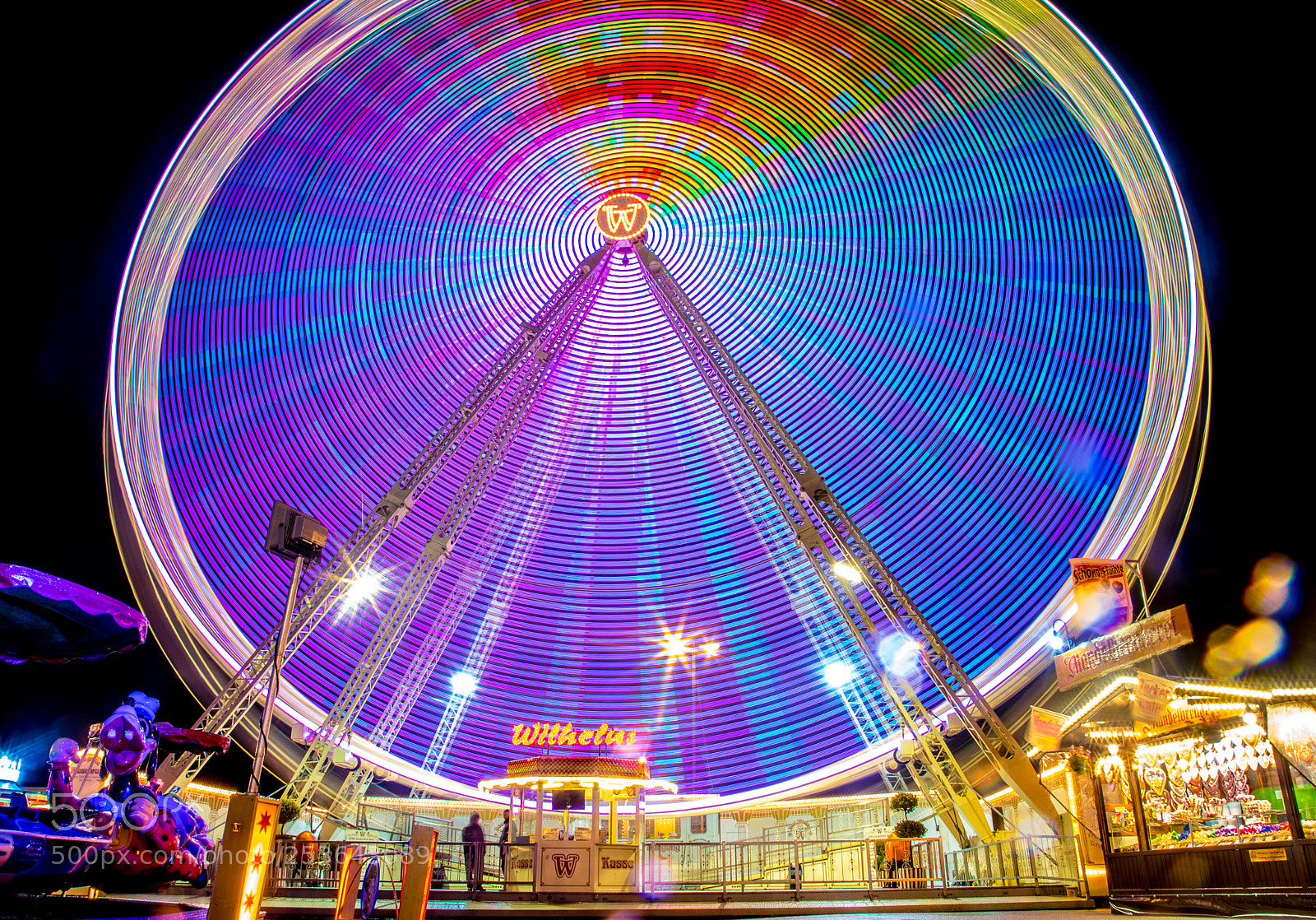Canon EOS 6D Mark II sample photo. Riesenrad in farbe photography