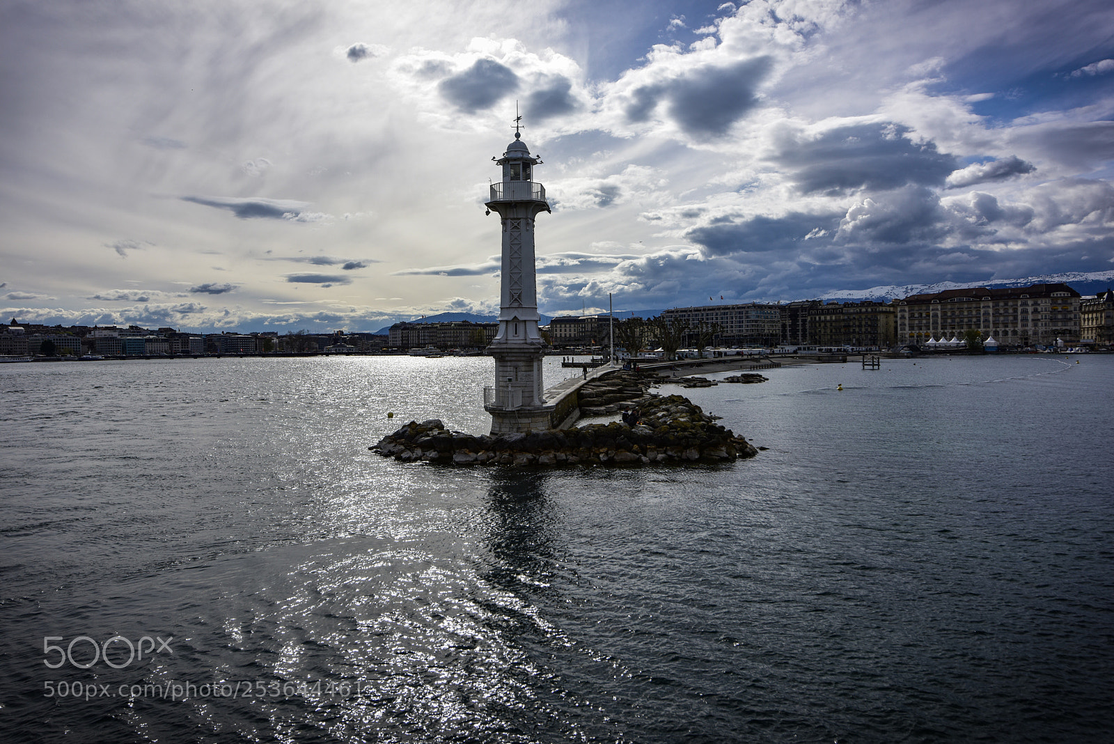 Nikon D810 sample photo. Light house in geneva photography