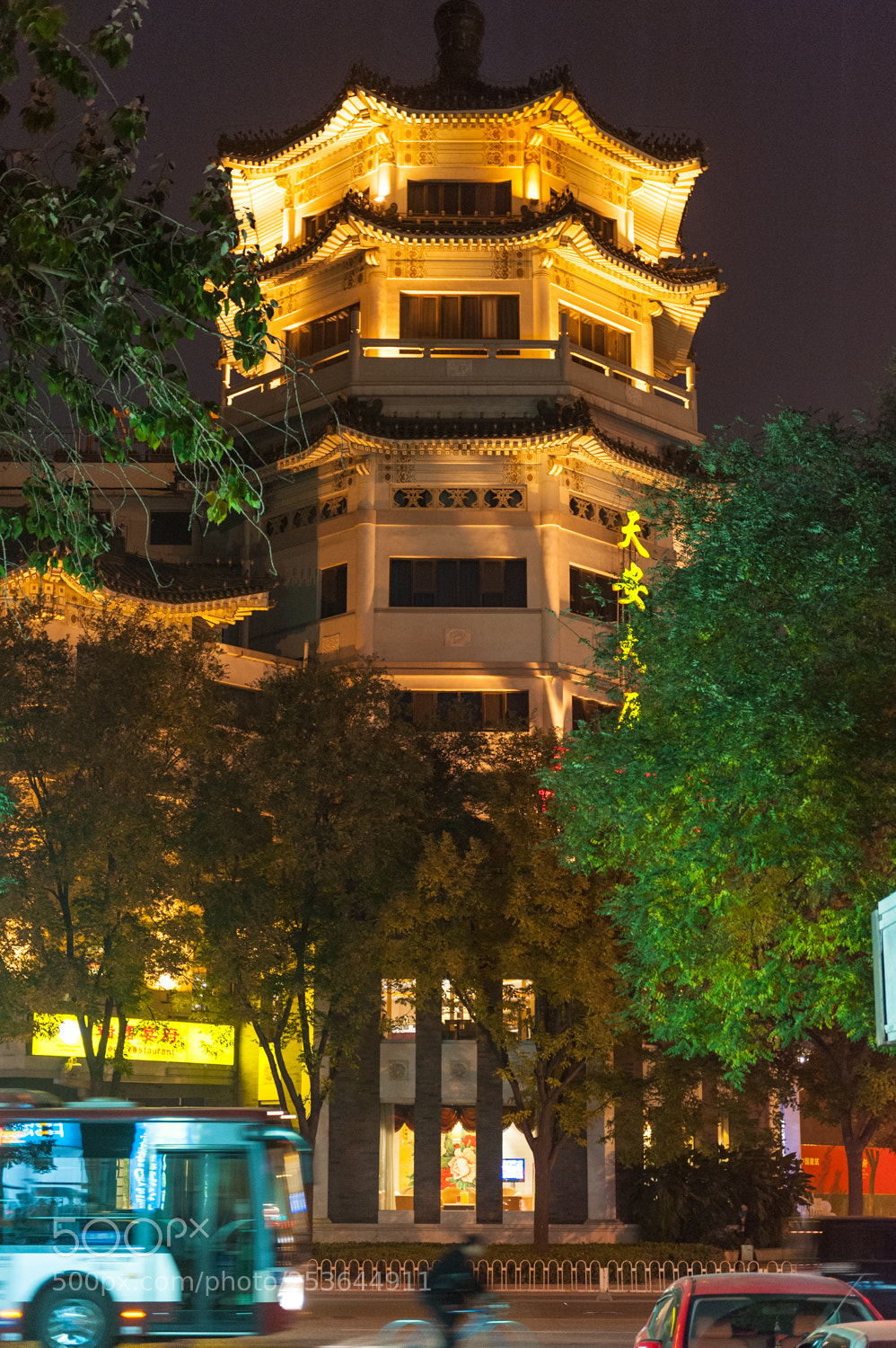 Nikon D700 sample photo. China night photography