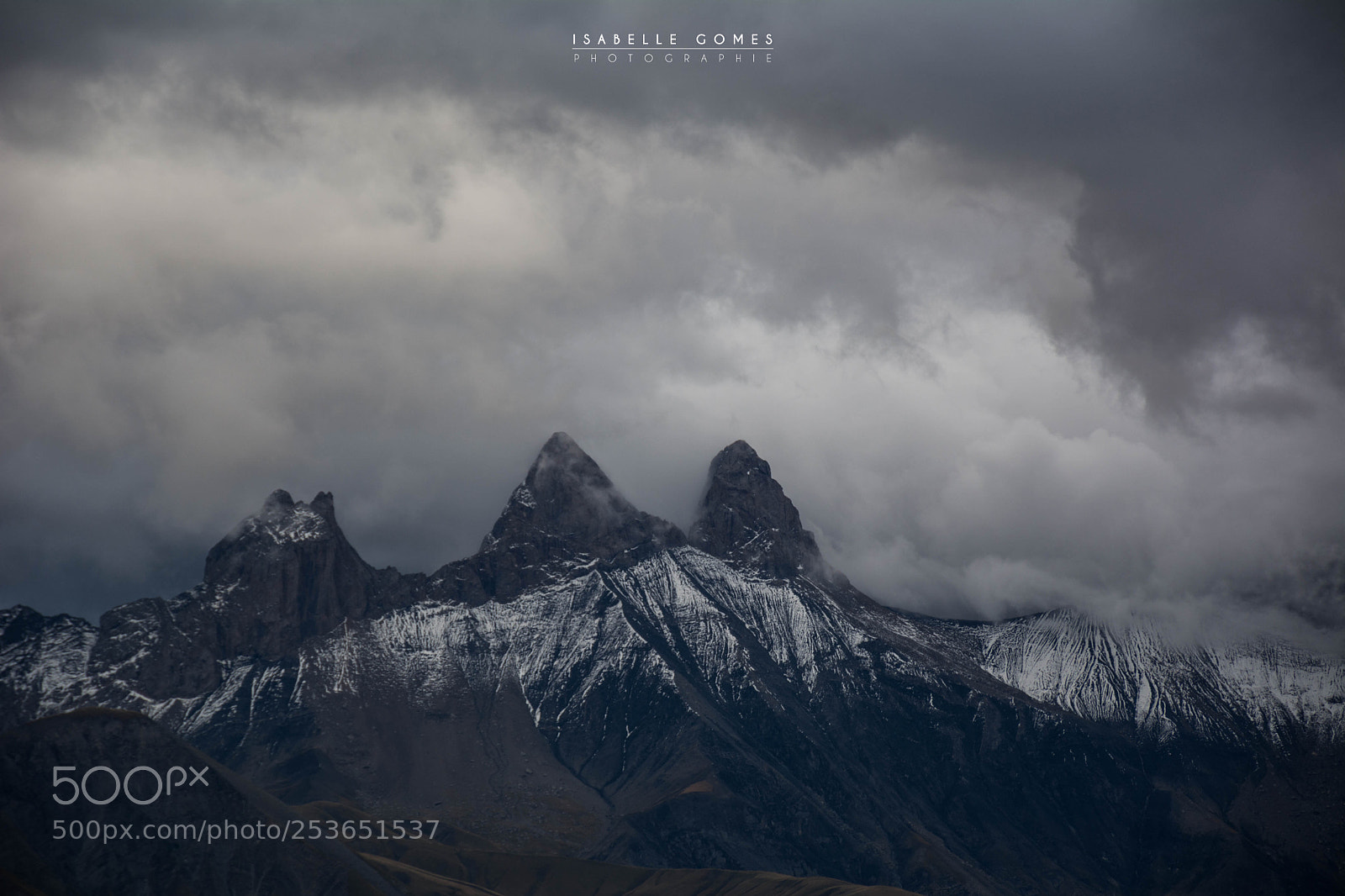 Nikon D7100 sample photo. Aiguilles d'arves orage gros photography