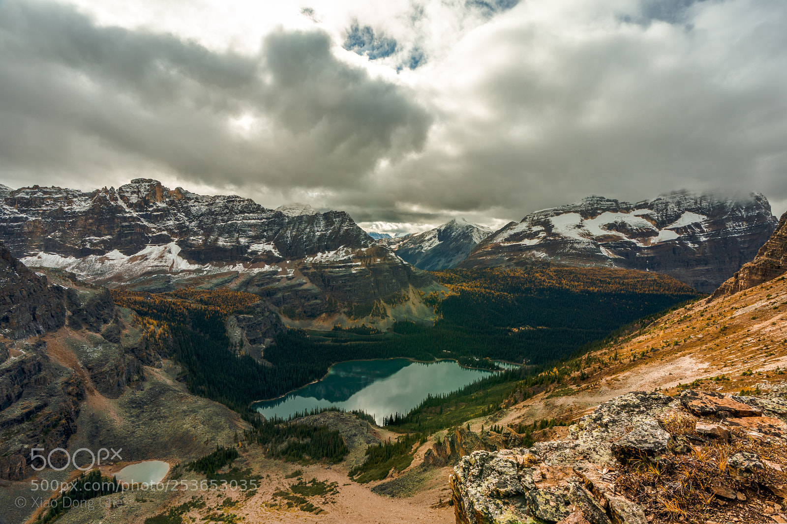 Sony a9 sample photo. Lake o'hara from wiwaxy photography