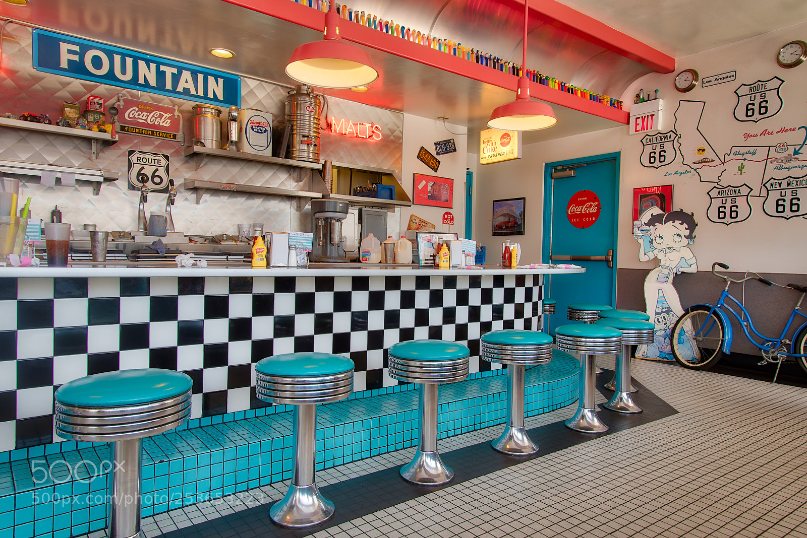 Nikon D750 sample photo. Diner on route 66 photography