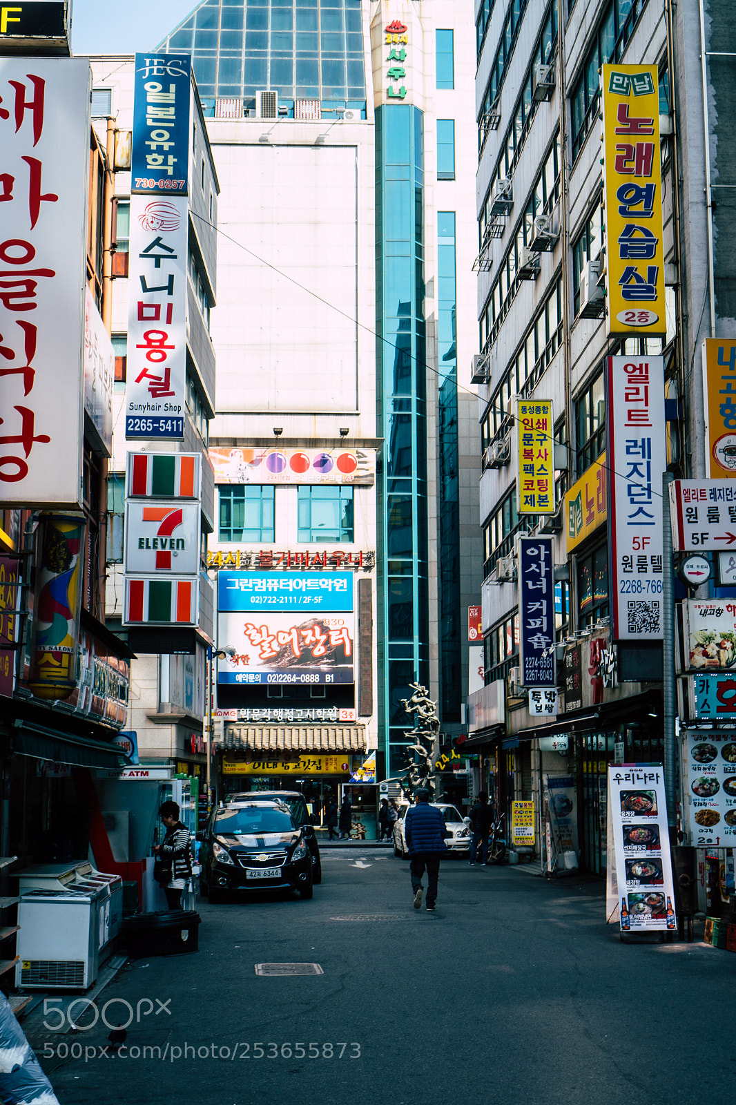 Sony a6300 sample photo. Alley by hotel photography